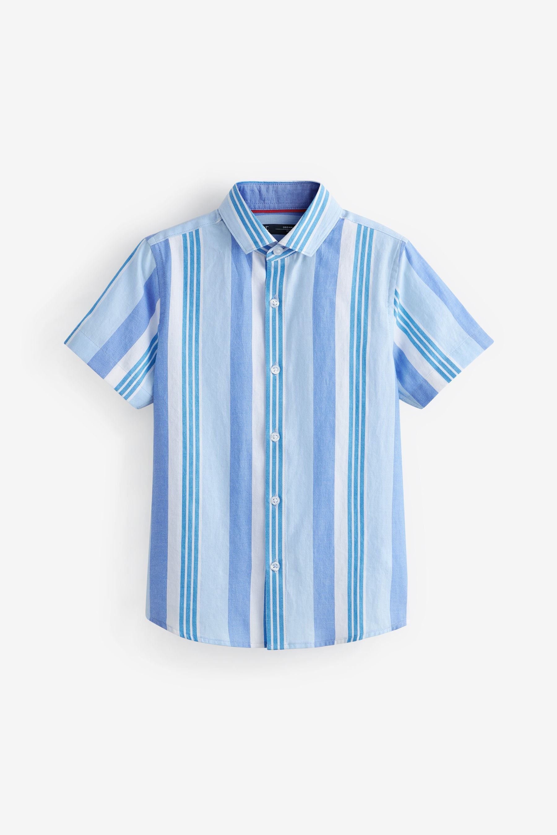 Blue Variegated Stripe Long Sleeve Shirt (3-16yrs)