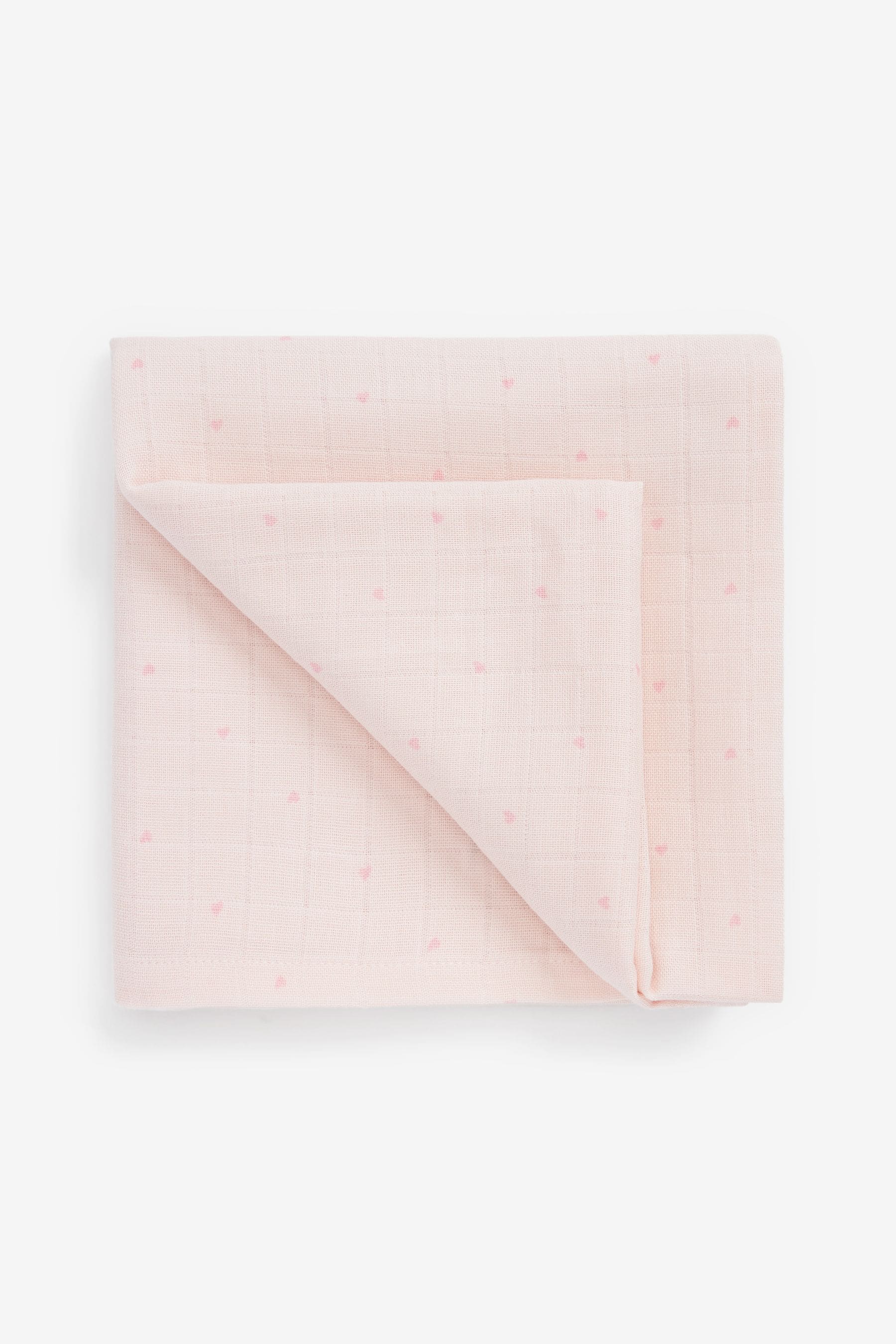 Pink Bunny Baby Muslin Squares 4 Pack