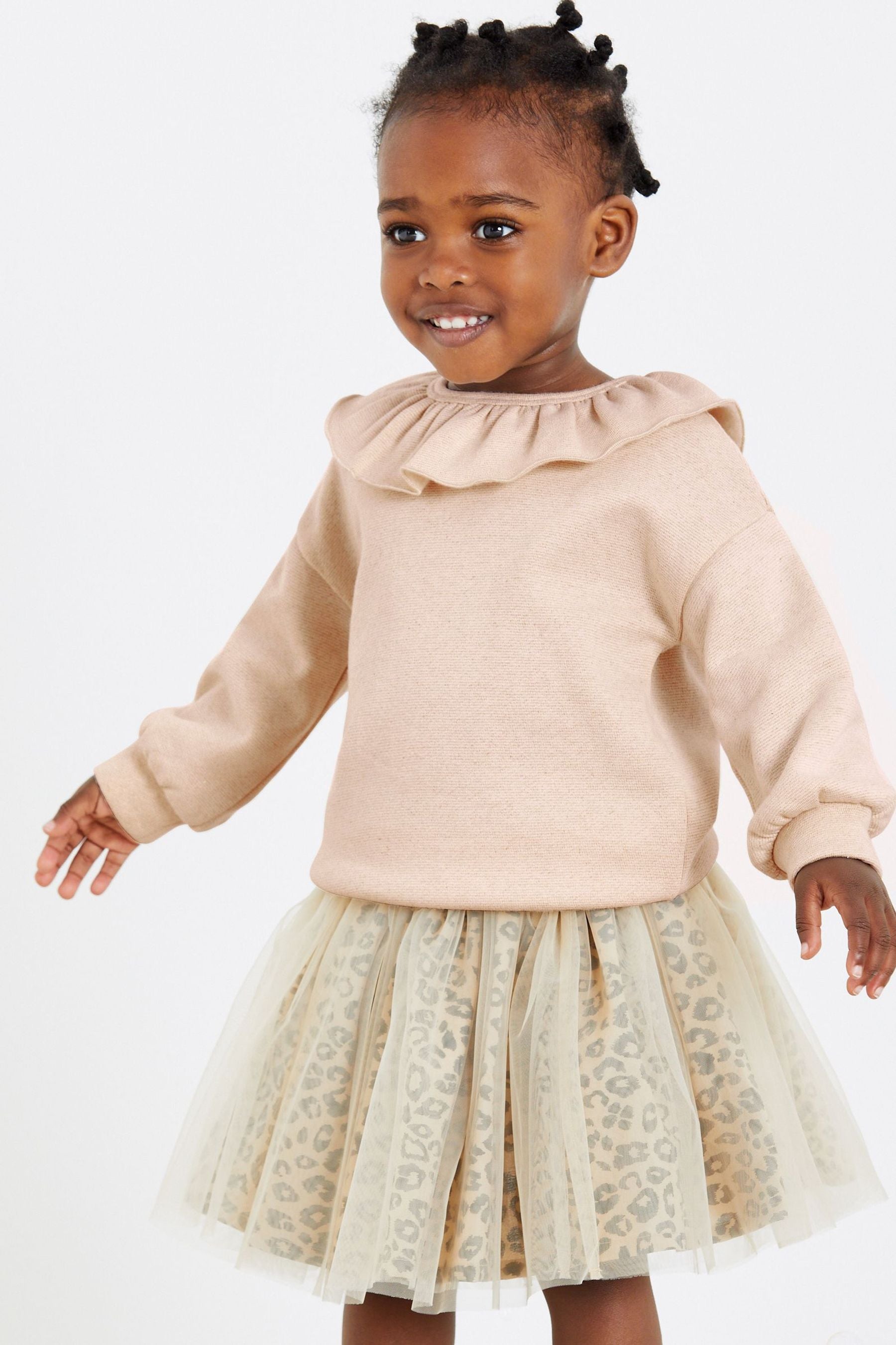 Cream Glitter Collar Sweater (3mths-7yrs)