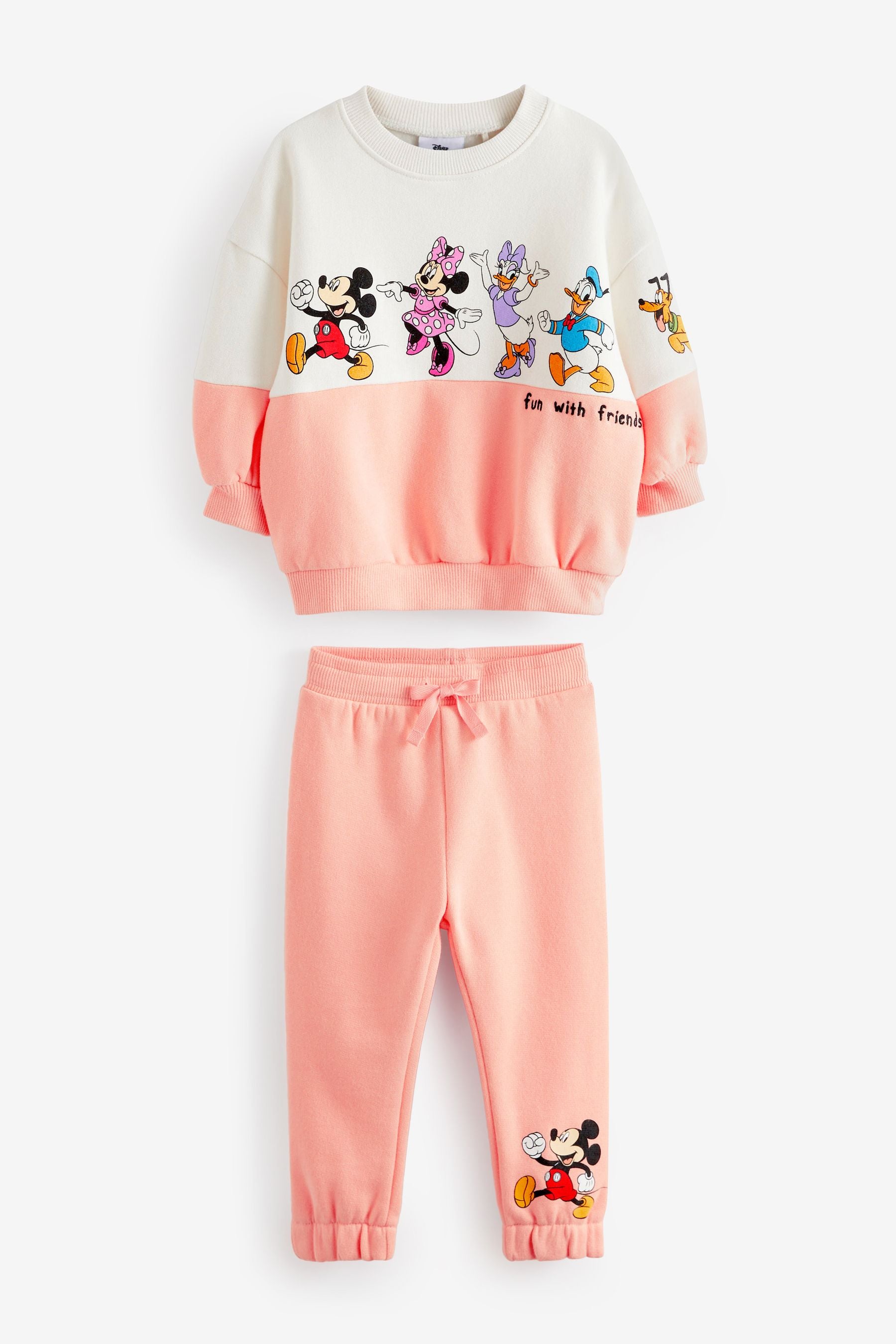 Mickey Mouse & Friends Cream Disney Character Co-ord Set (3mths-7yrs)