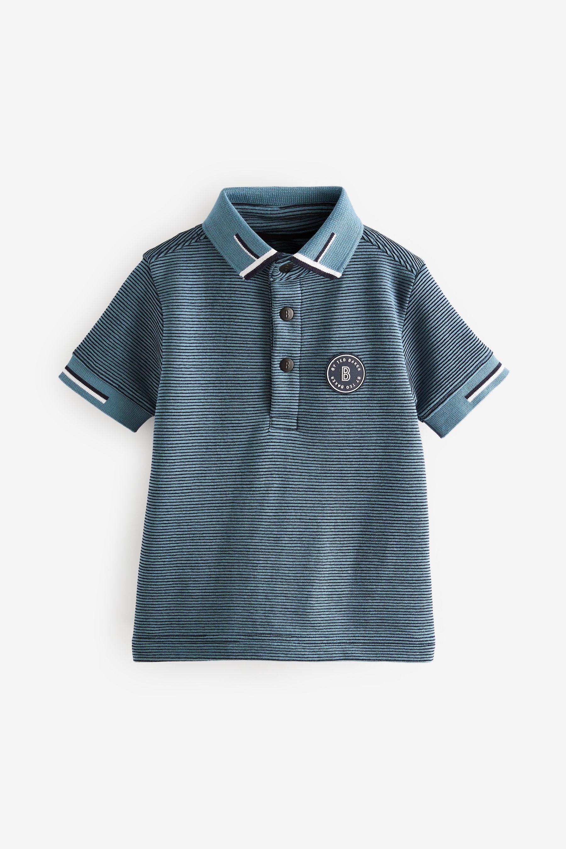 Baker by Ted Baker Blue Tip Polo Shirt