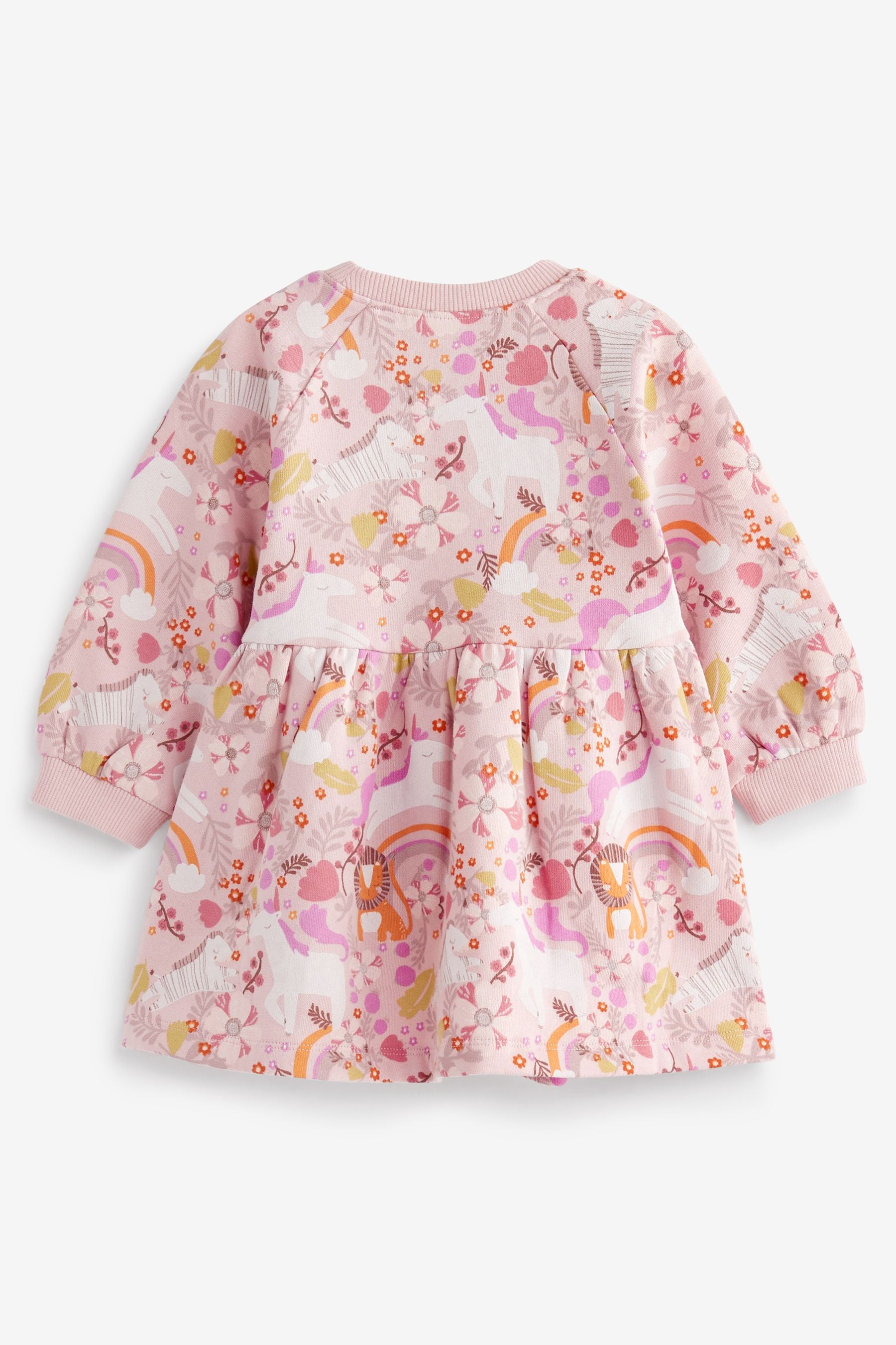 Pink Unicorn Sweat Dress (3mths-7yrs)