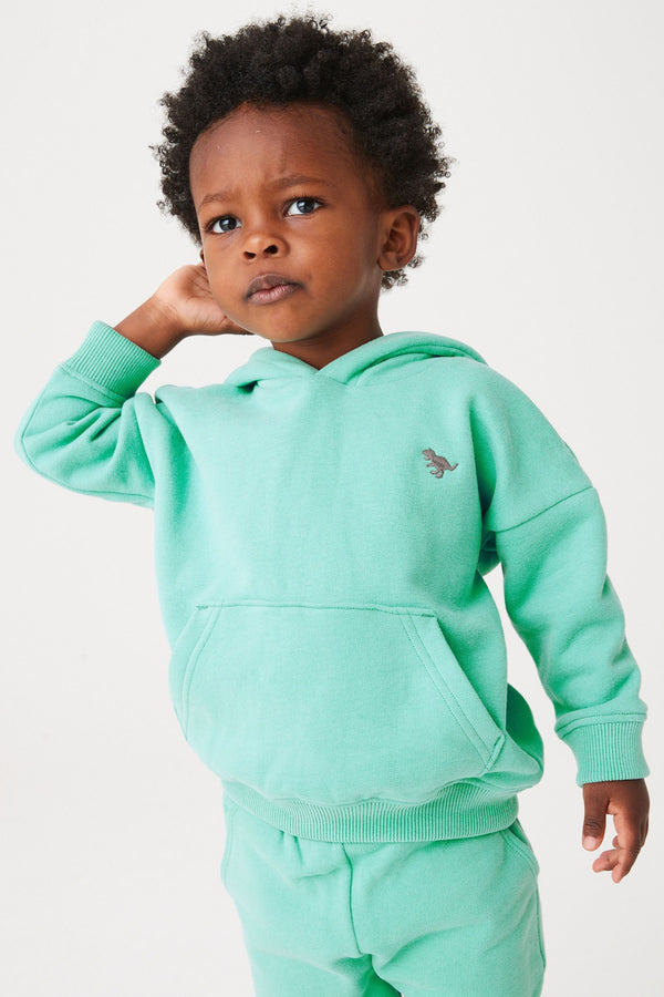 Aqua Blue Soft Touch Jersey Hoodie (3mths-7yrs)