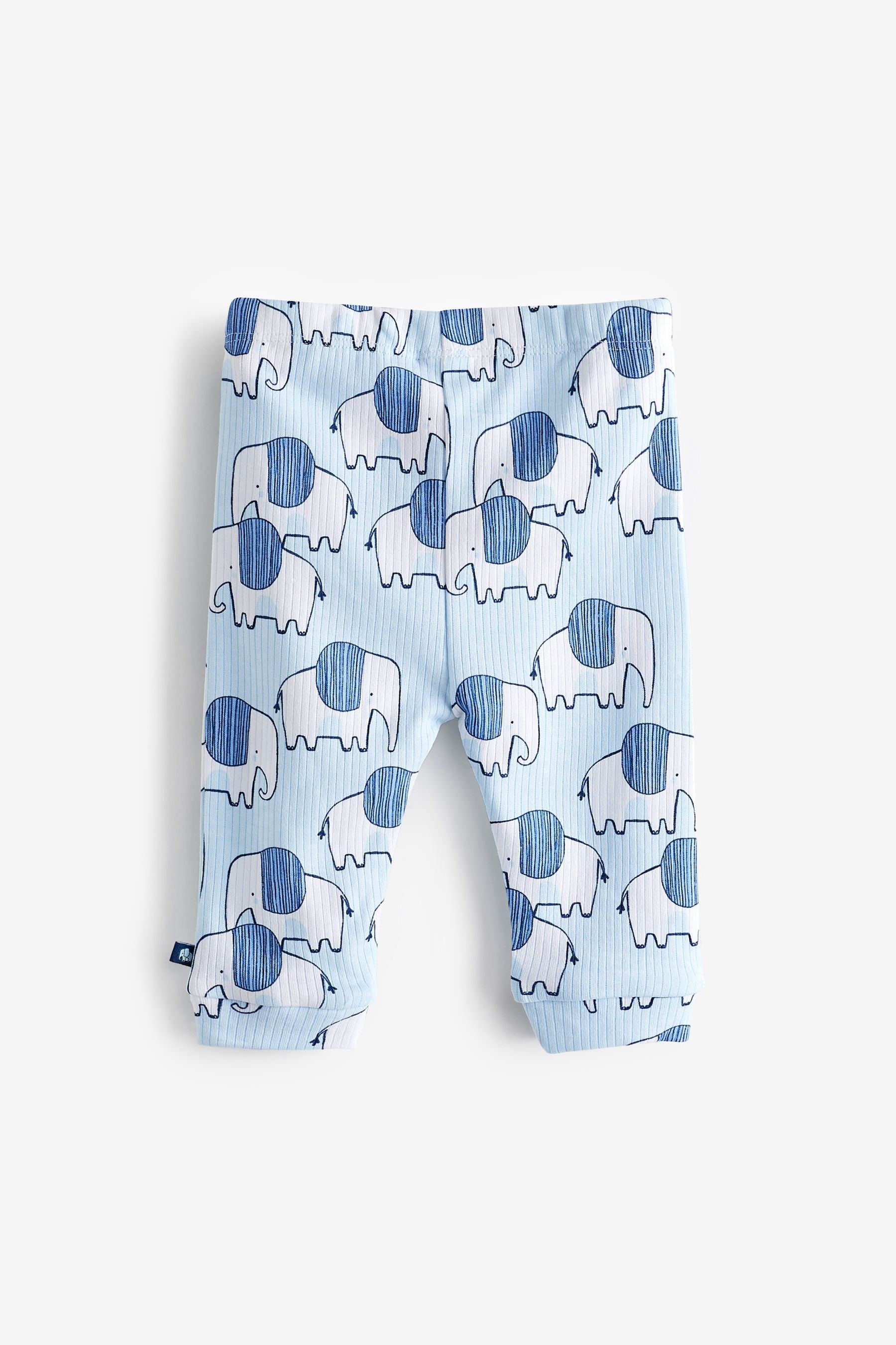 Blue Elephant Baby T-Shirts And Leggings Set 6 Pack