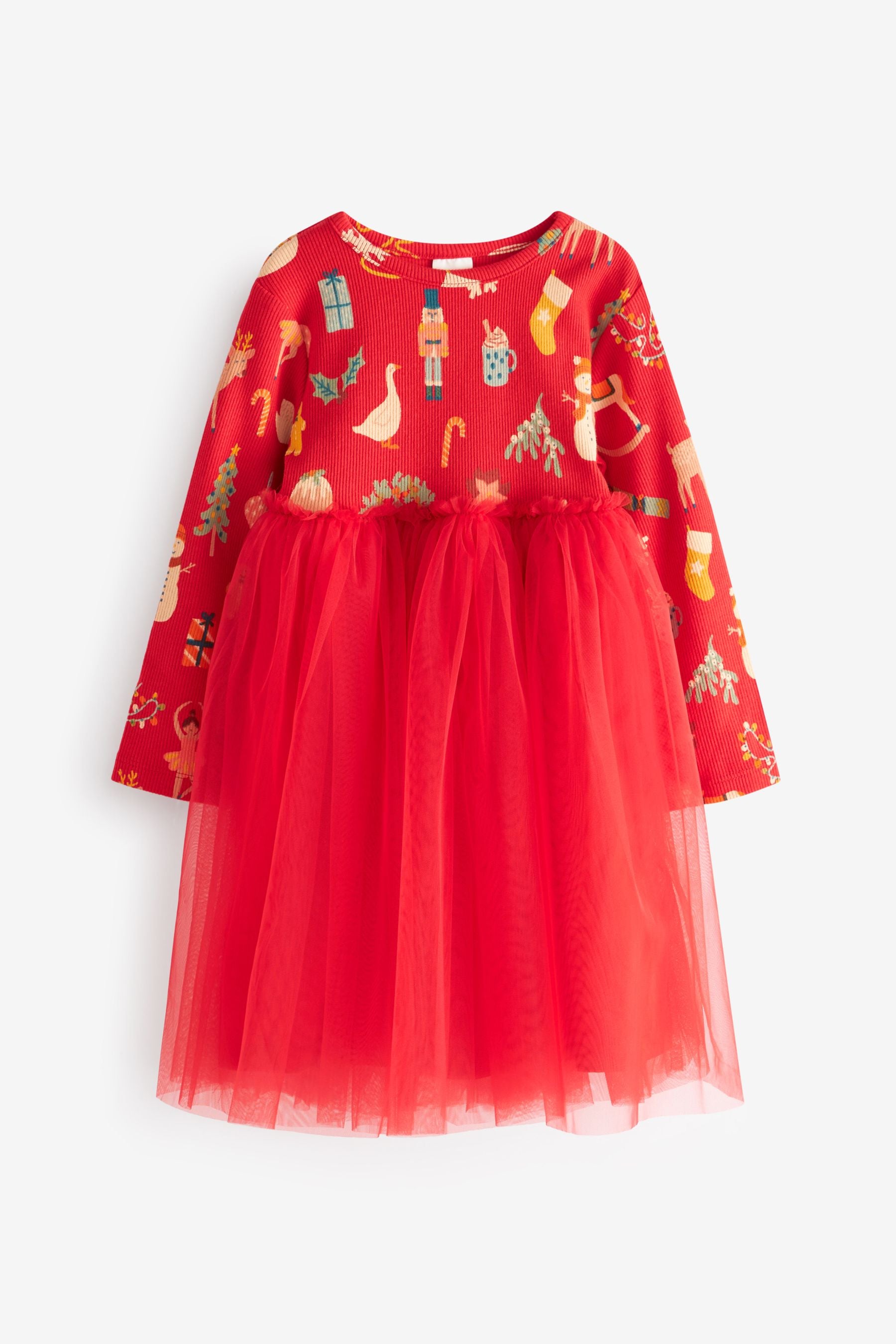 Red Next Party Dress (3mths-7yrs)