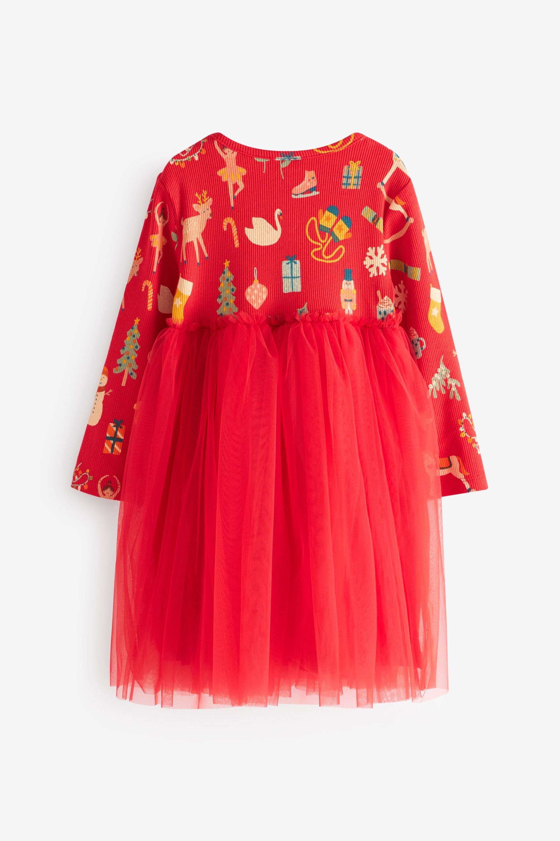 Red Next Party Dress (3mths-7yrs)