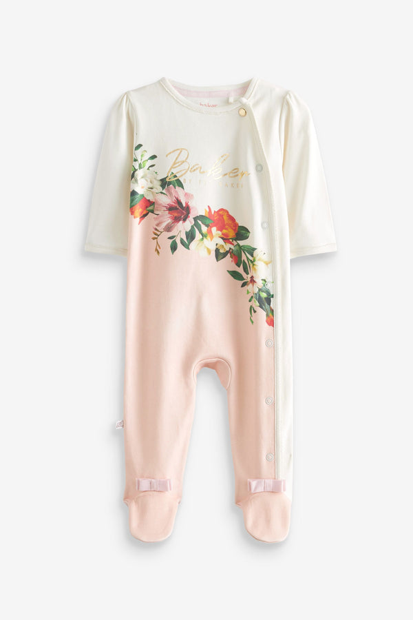 Baker by Ted Baker Pink Sleepsuit