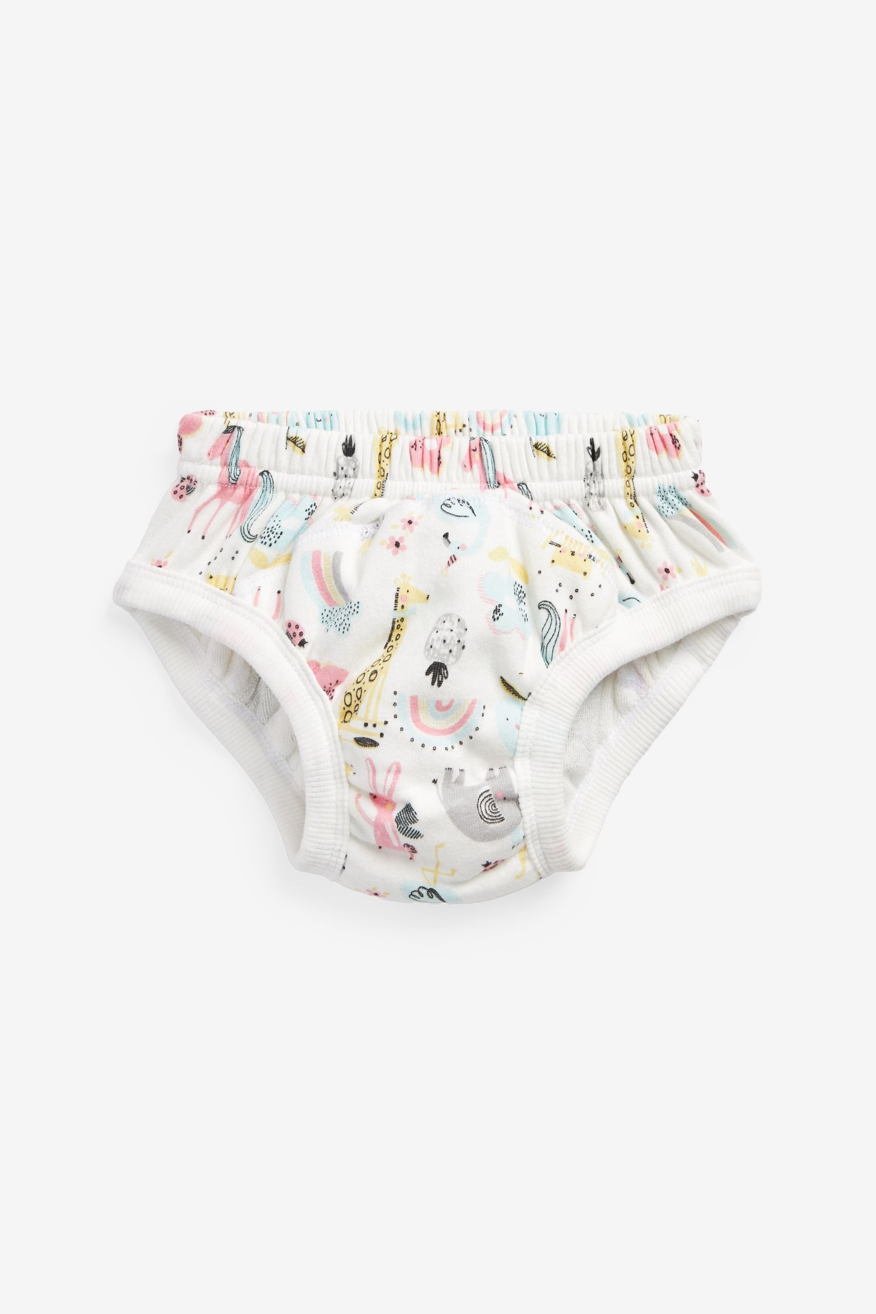 White Unicorn 2 Pack Potty Training Pants (1.5-3yrs)