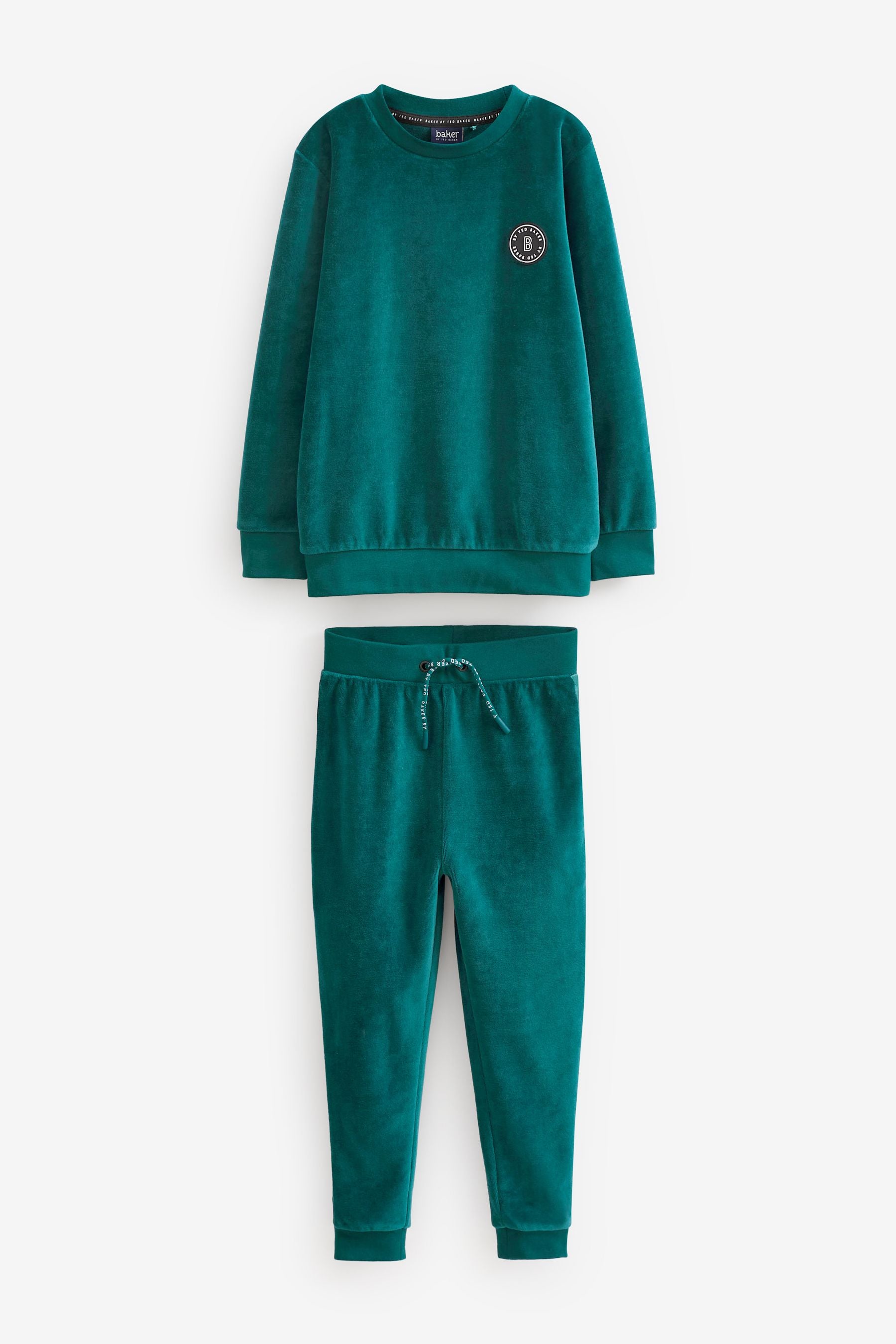 Baker by Ted Baker Green Velour Set