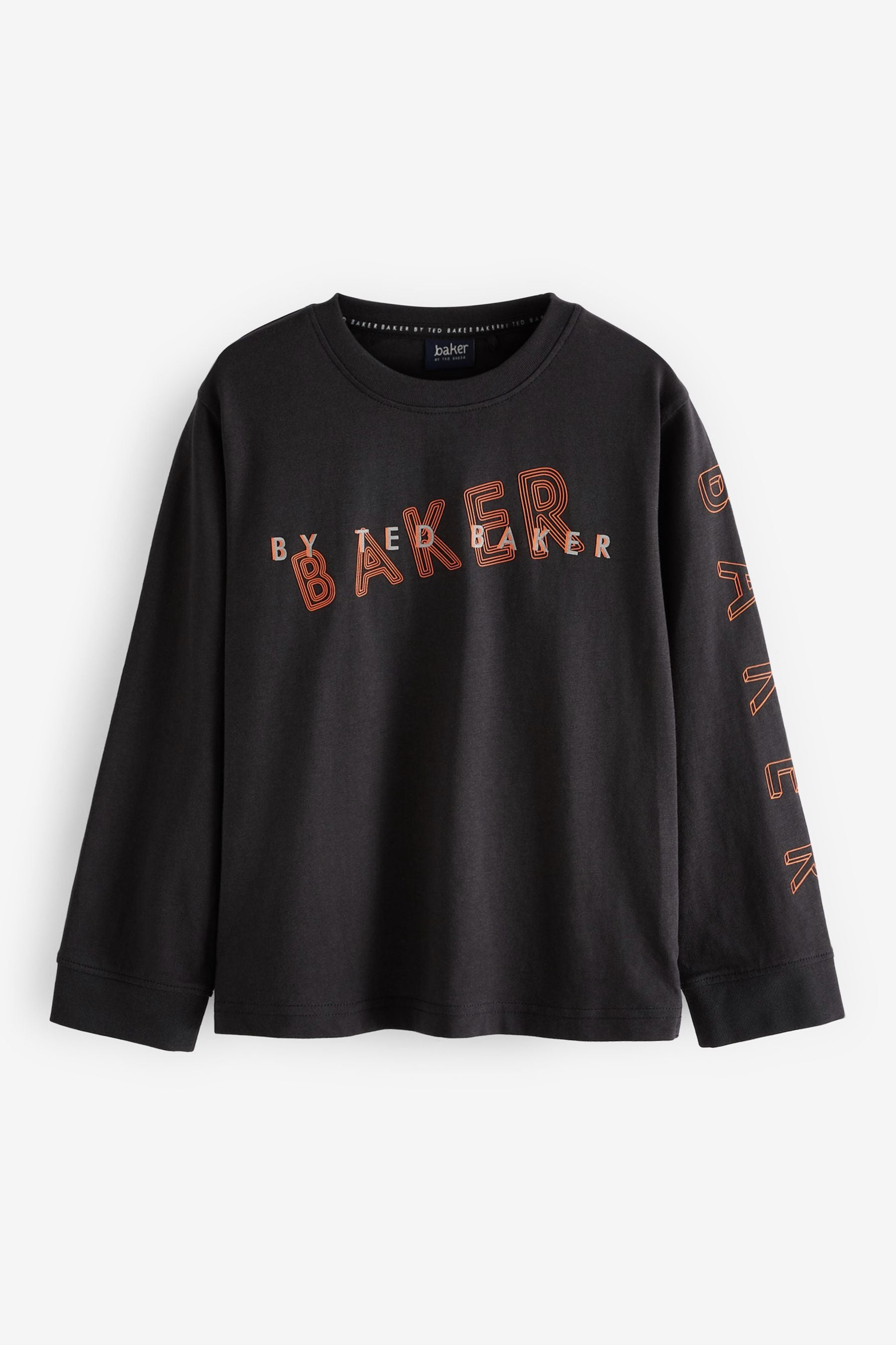 Baker by Ted Baker Black Multi Slogan T-Shirt