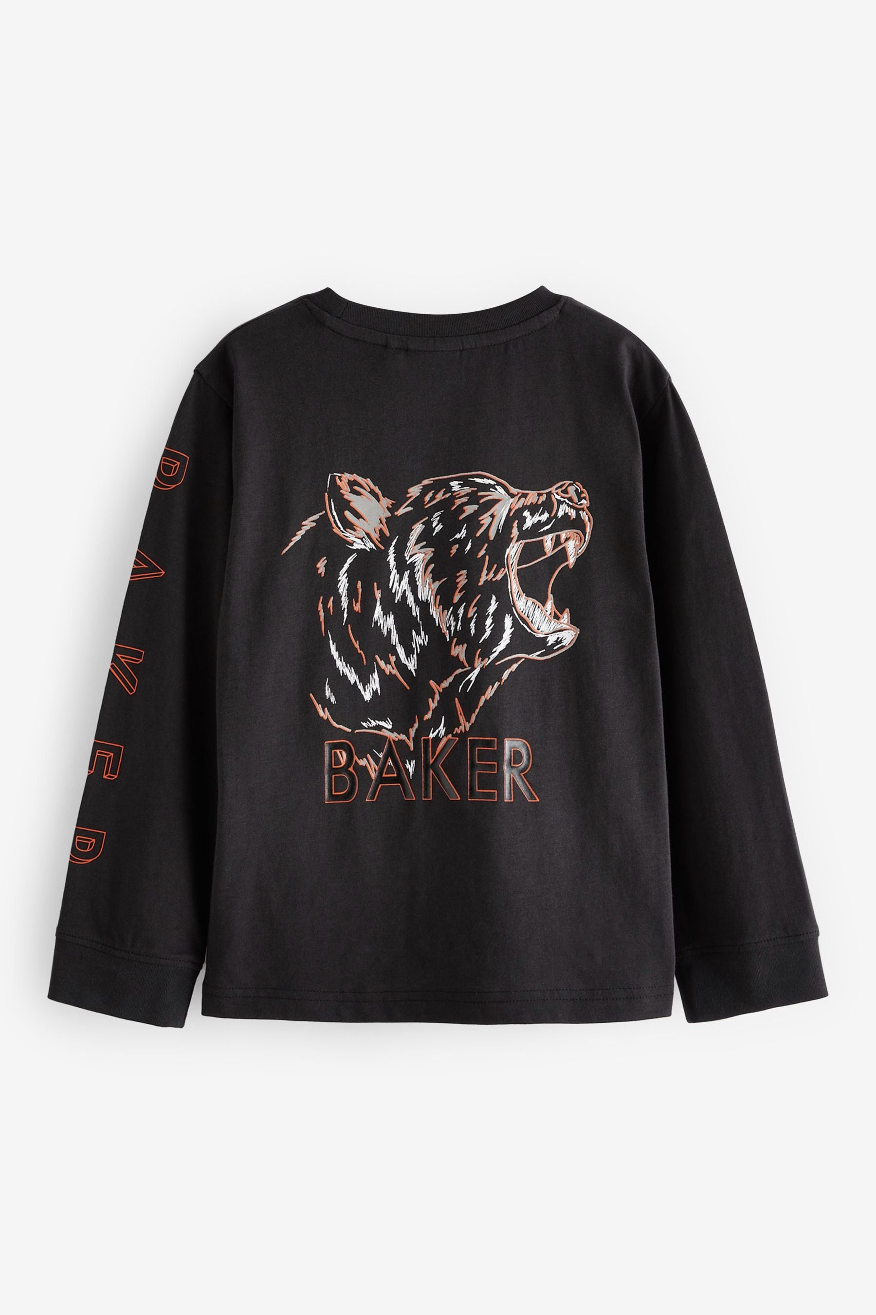 Baker by Ted Baker Black Multi Slogan T-Shirt