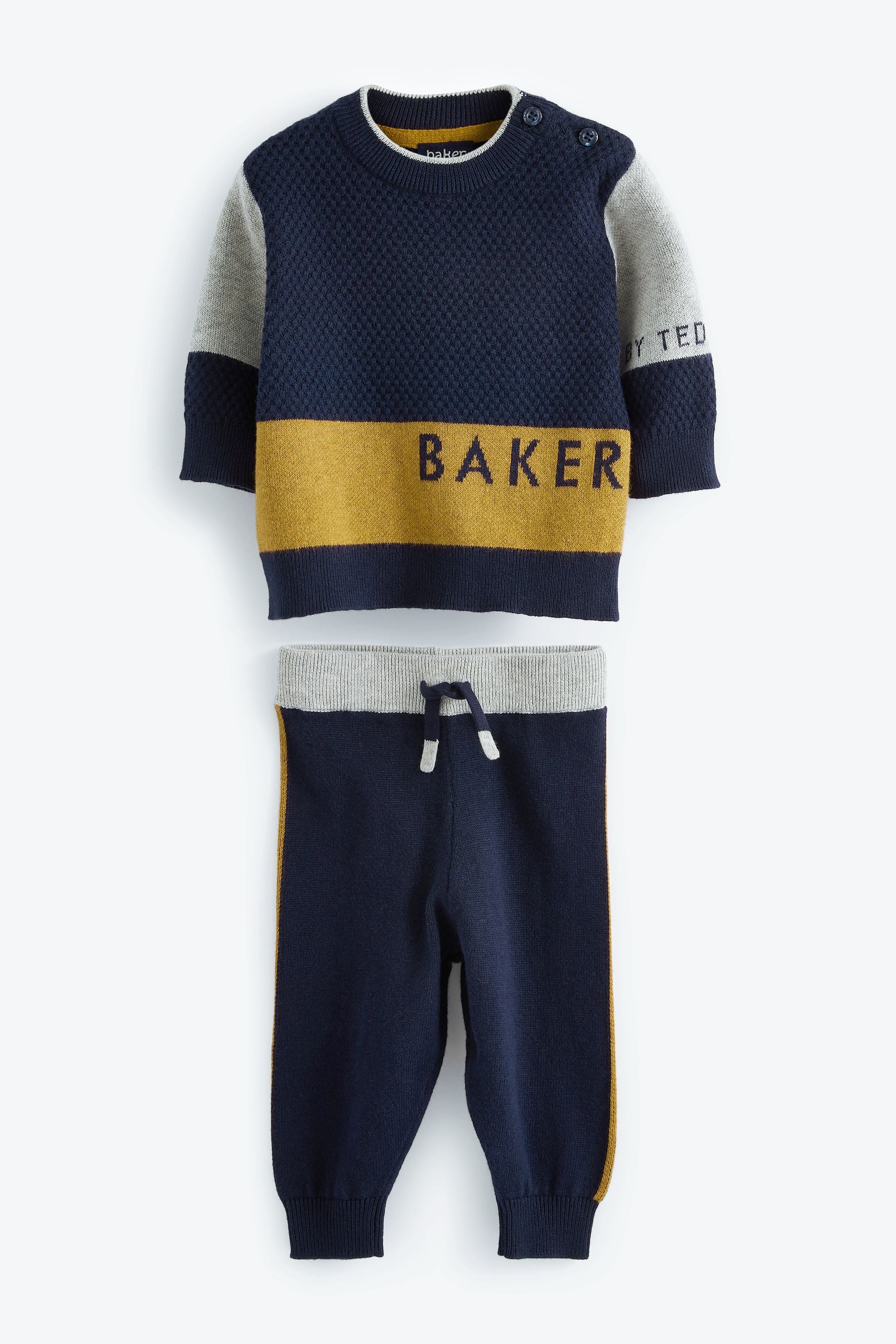 Baker by Ted Baker Navy Blue Knitted Set