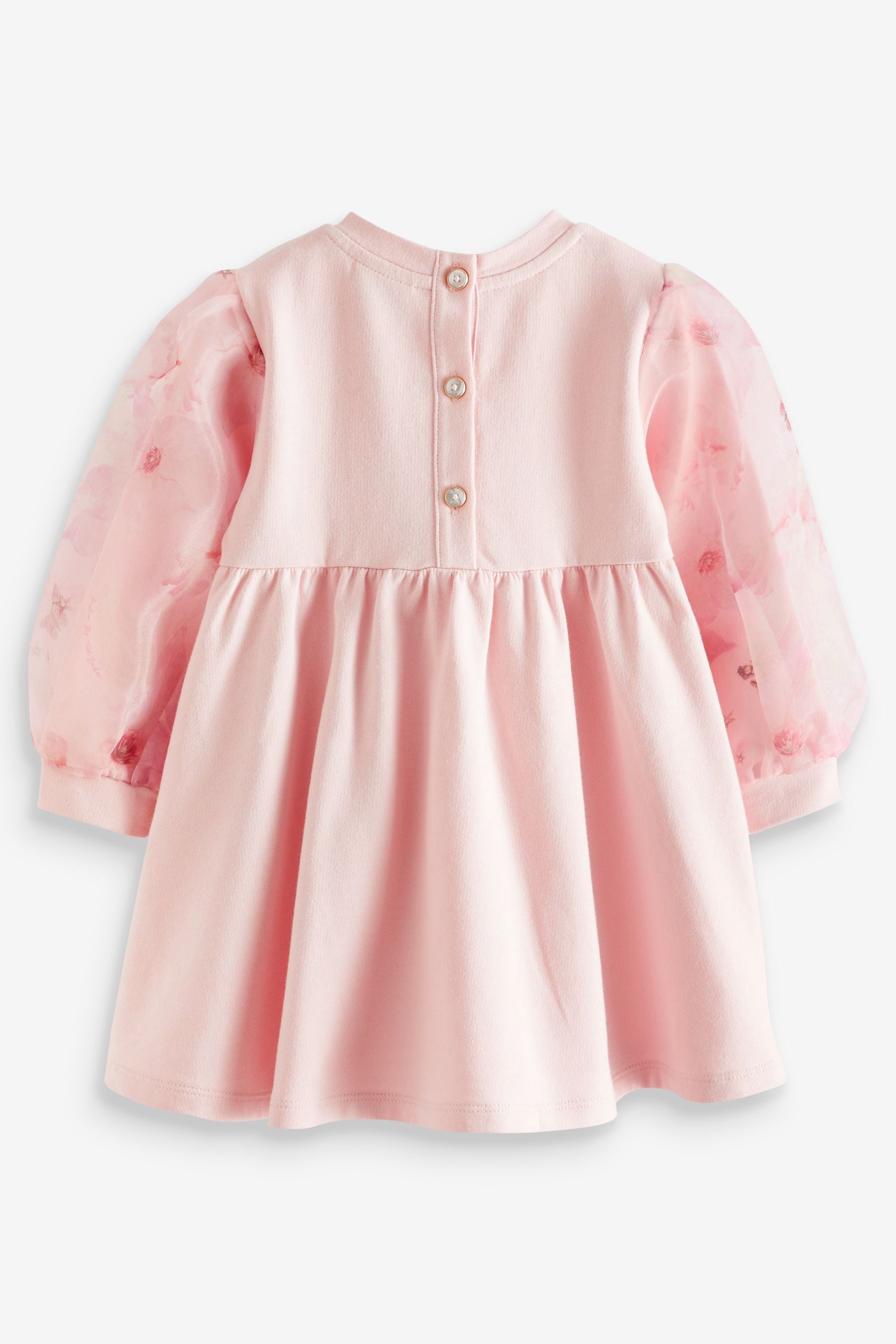 Pink Baker by Ted Baker Pink Organza Sleeve Dress