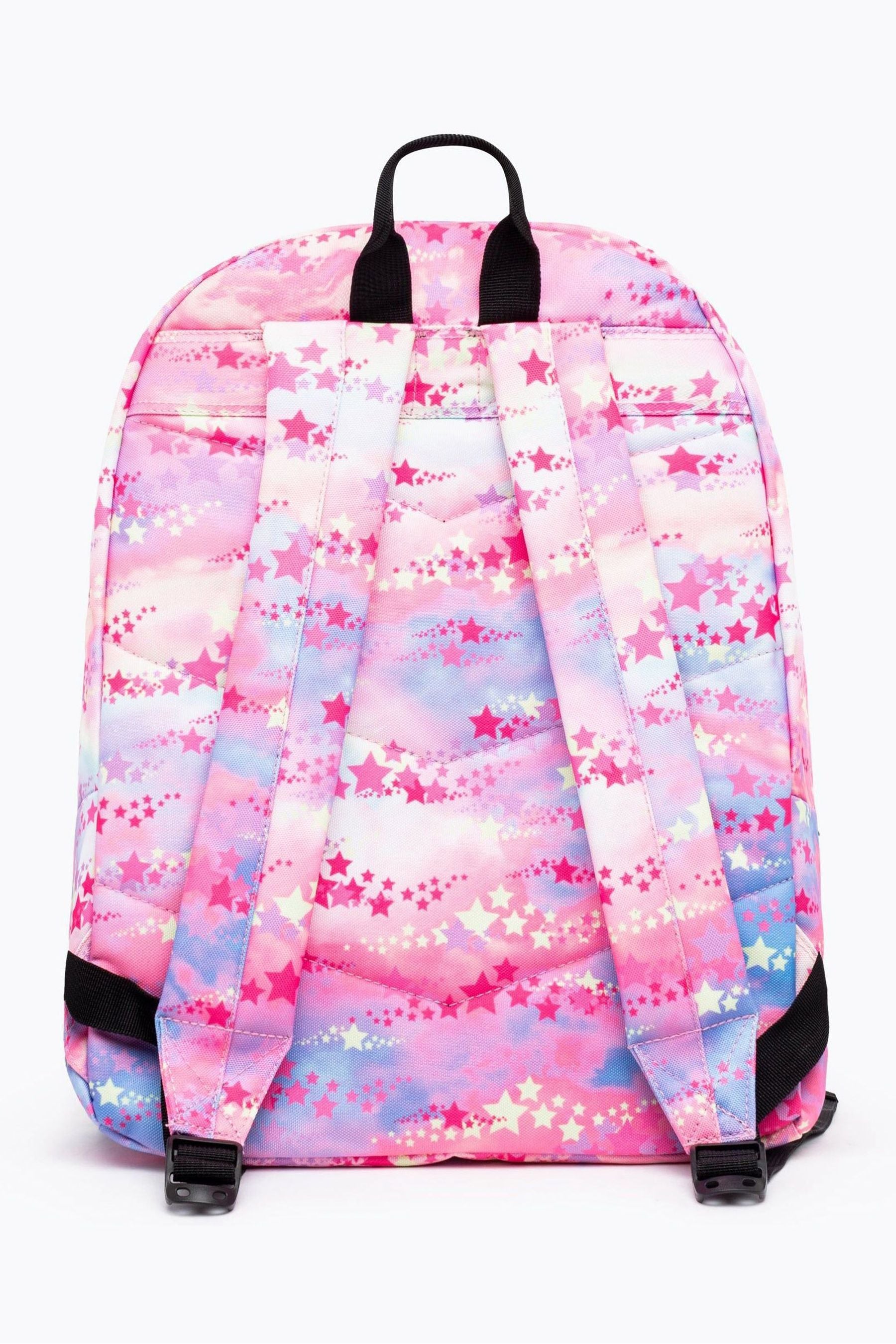 Pink Hype. Pastel Pink Rainbow Star Backpack