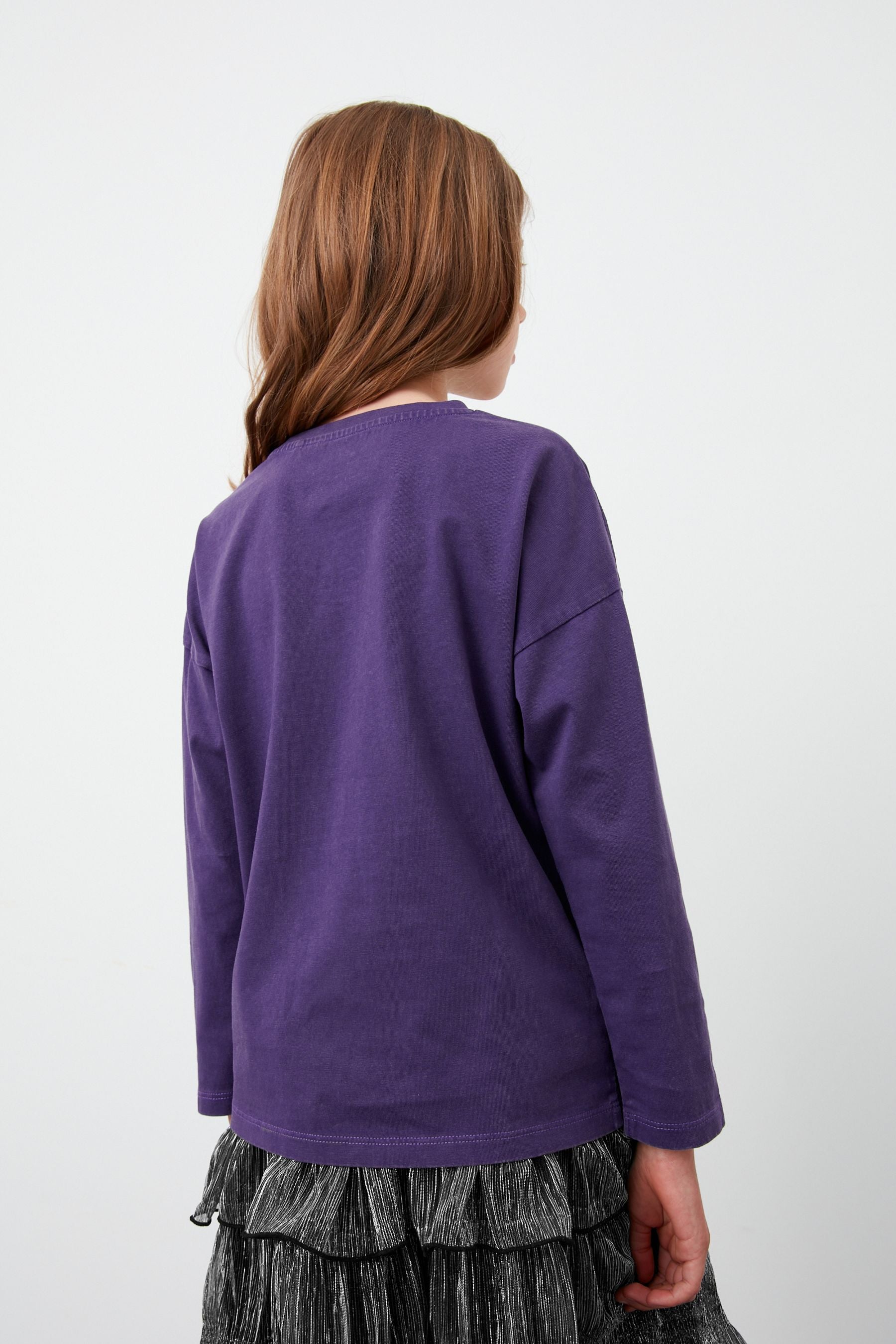 Purple NASA Long Sleeve T-Shirt (3-16yrs)