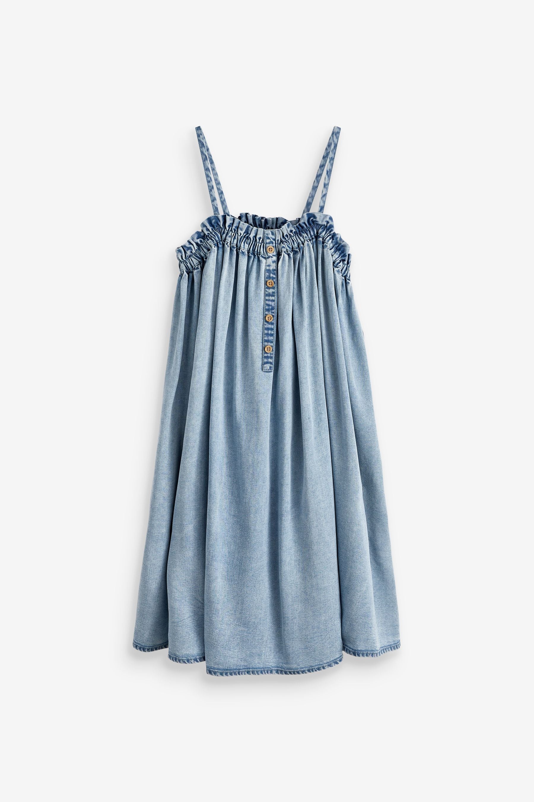 Blue Strappy Woven Sundress (3-16yrs)