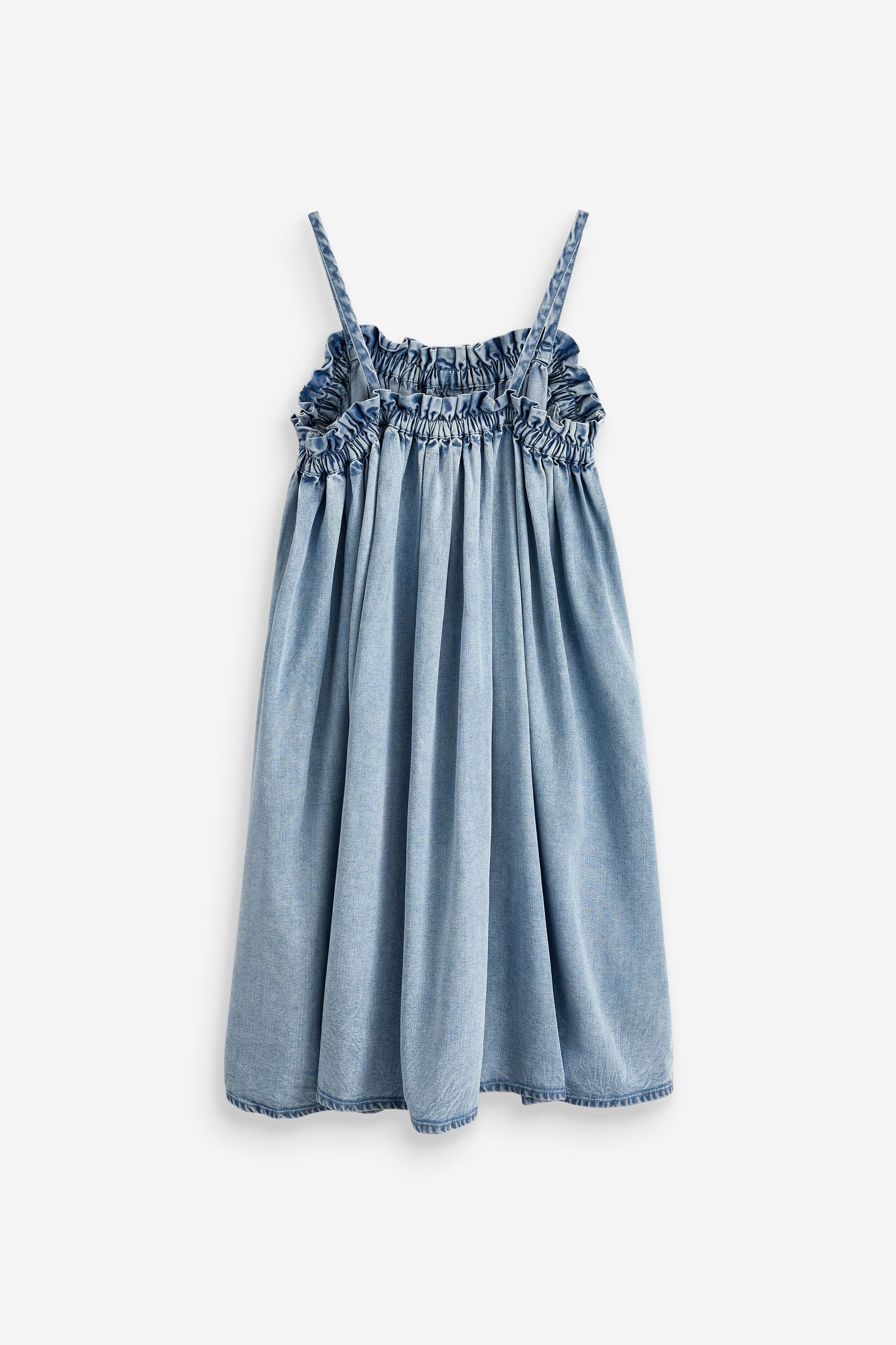 Blue Strappy Woven Sundress (3-16yrs)