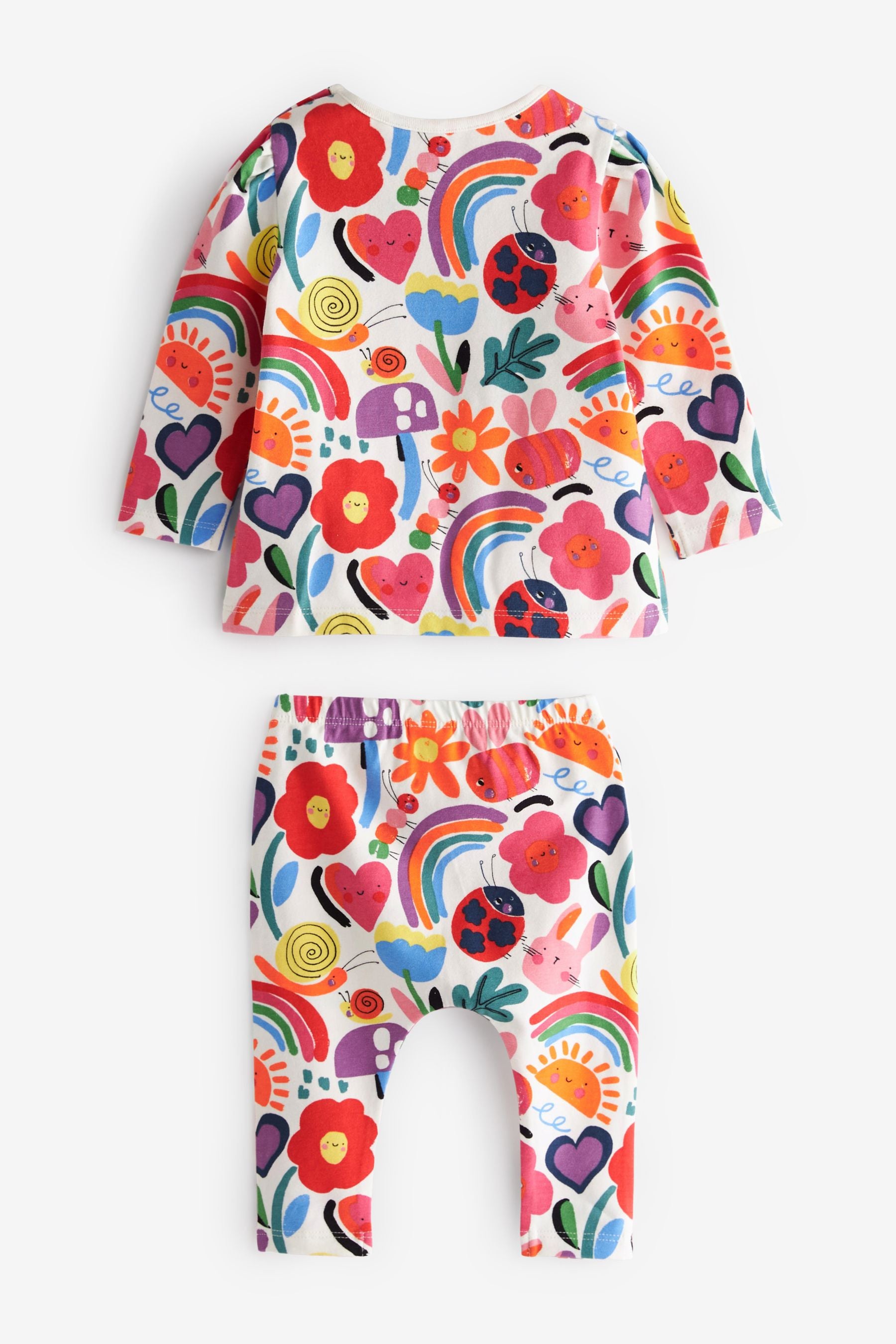 Bright 6 Piece Baby T-Shirts and Leggings Set