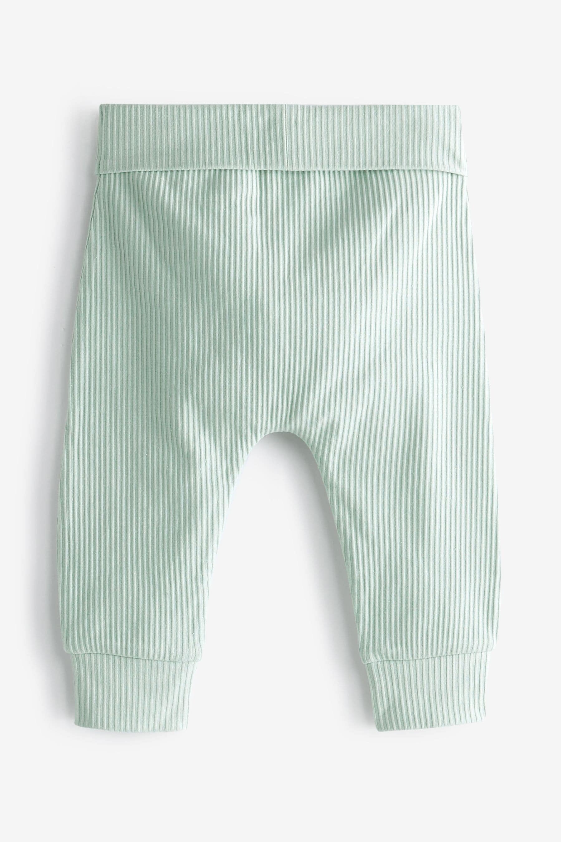 Pink/Mint Green Baby Leggings 3 Pack