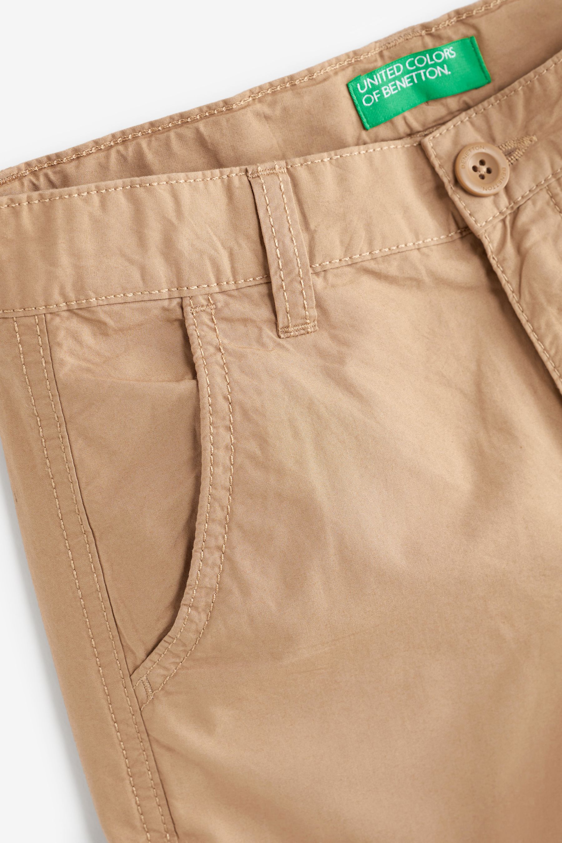 Sand Benetton Chino Shorts