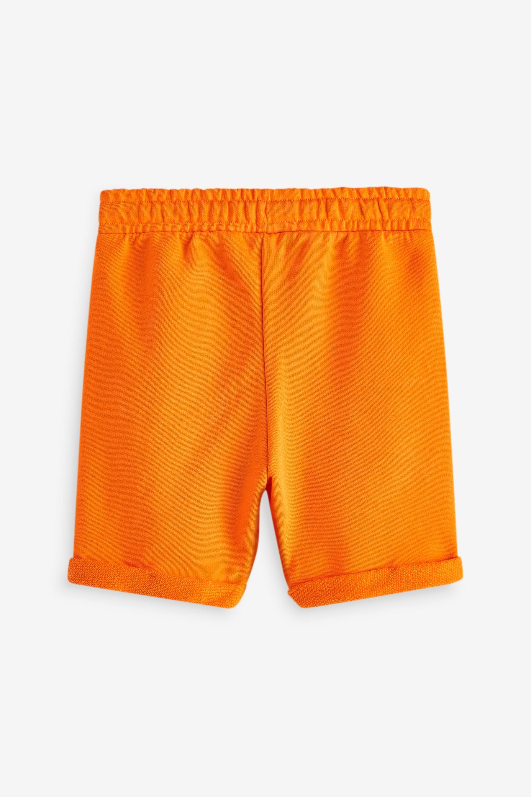 Orange Benetton Bermuda Shorts