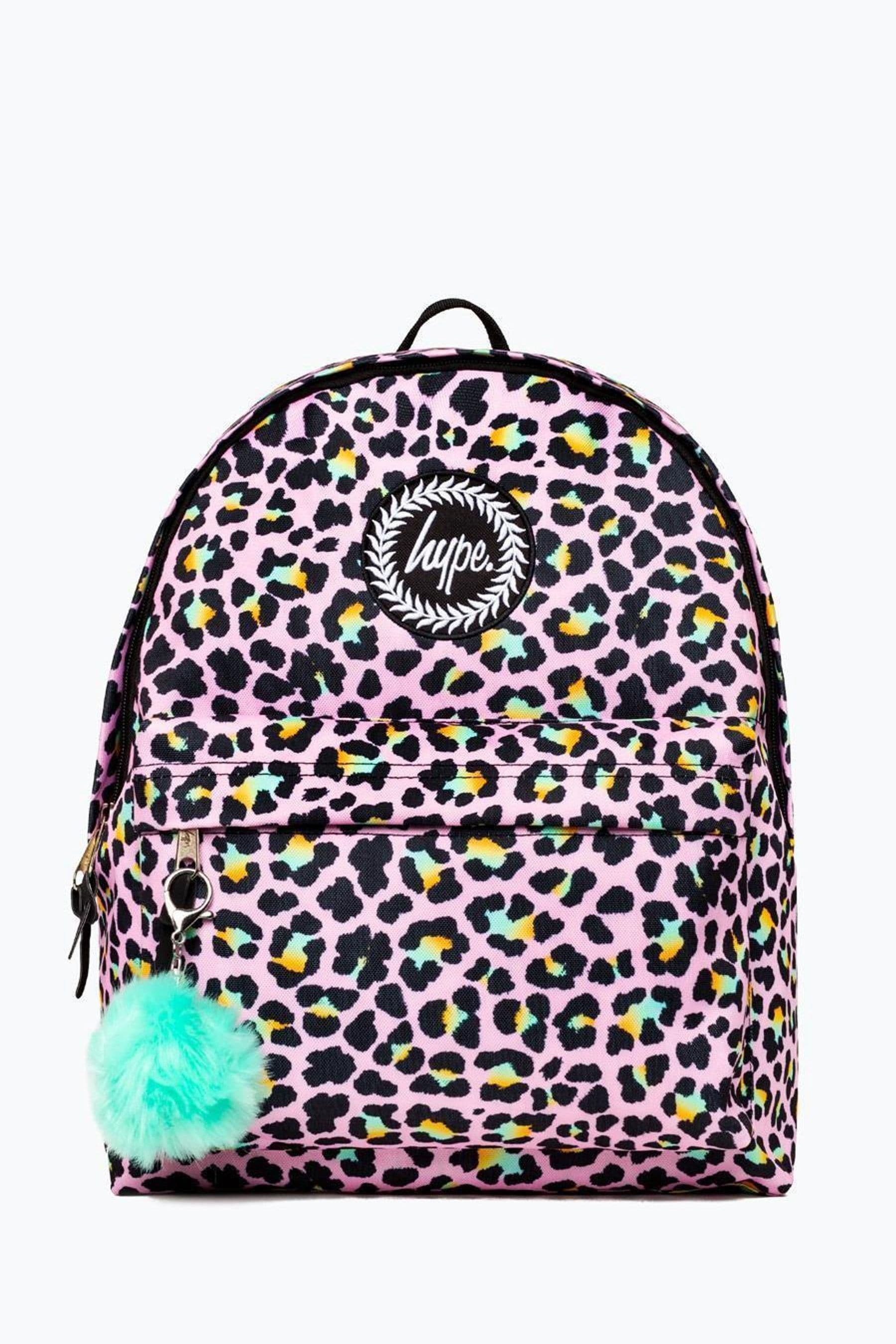 Pink Hype. Pink Disco Leopard Backpack