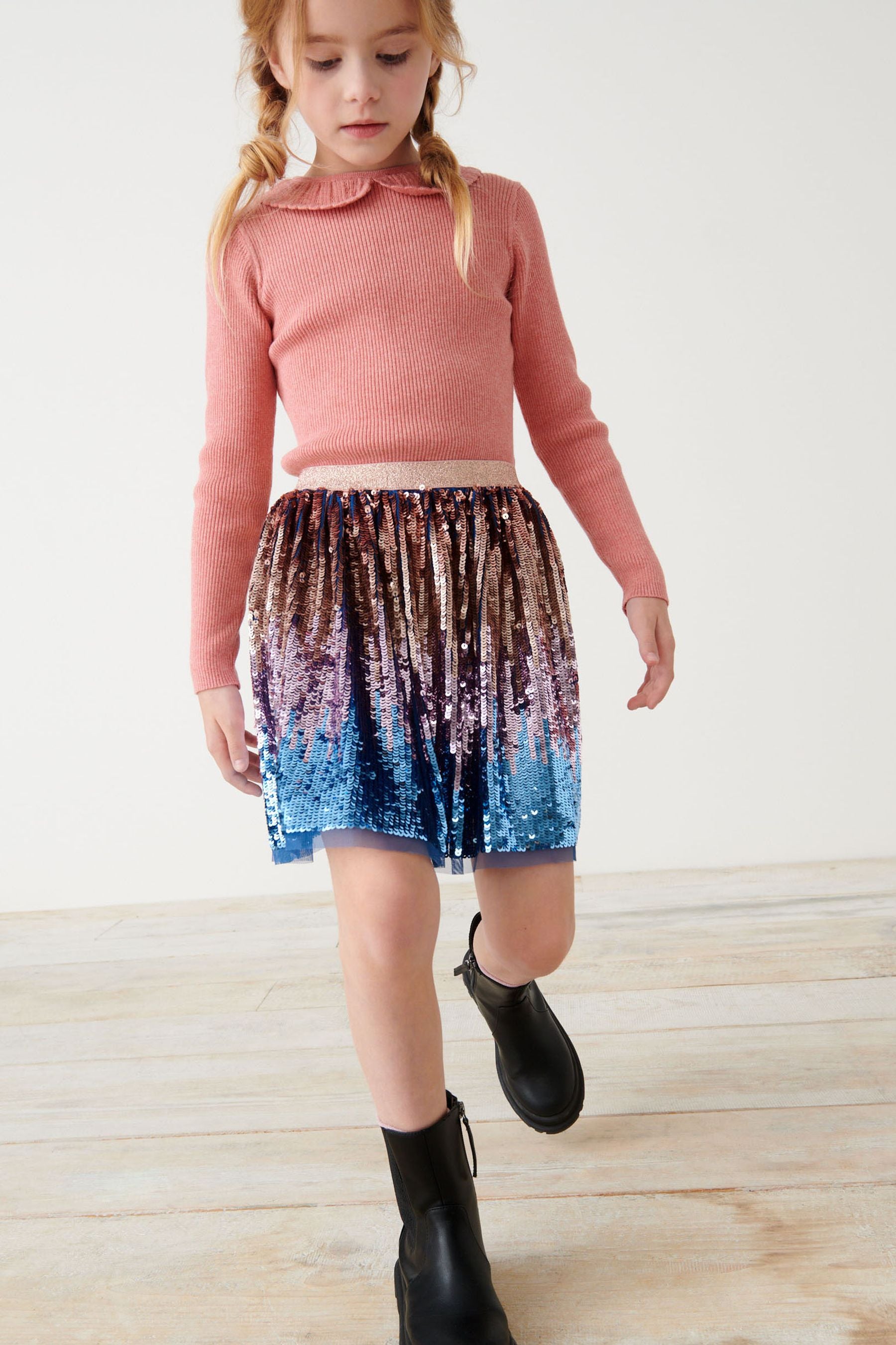 Ombre Sequin Skirt (3-16yrs)