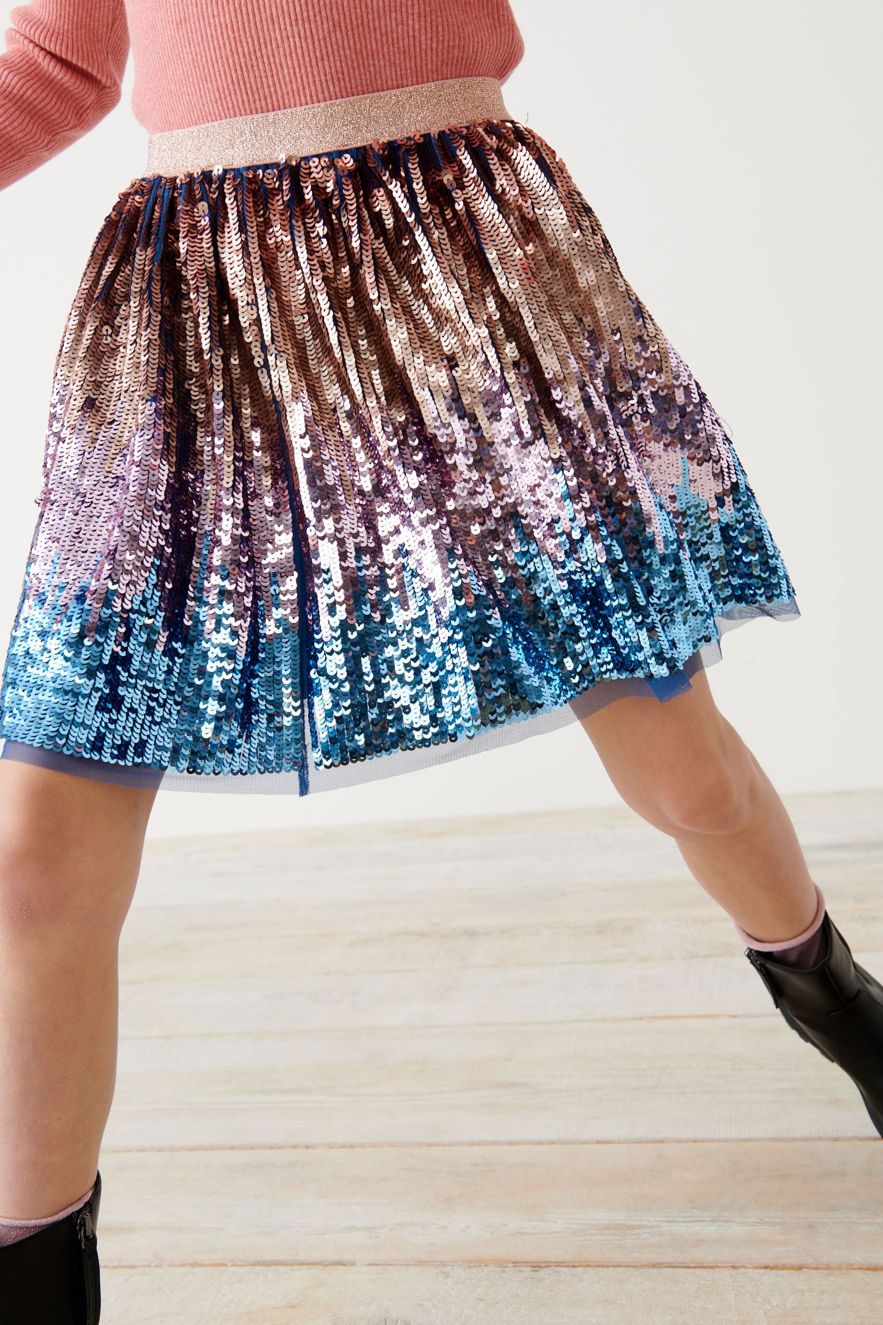 Ombre Sequin Skirt (3-16yrs)