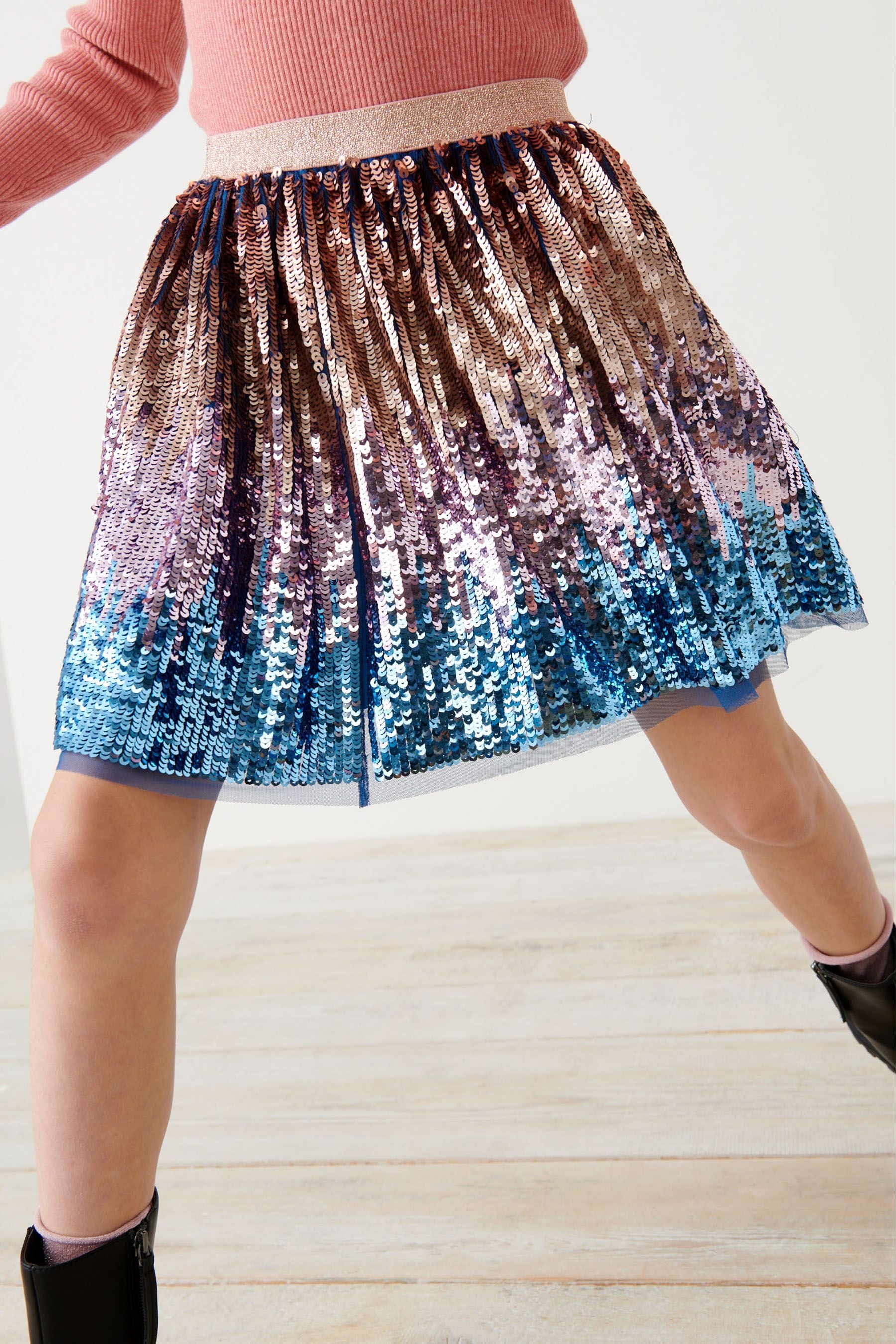 Ombre Sequin Skirt (3-16yrs)