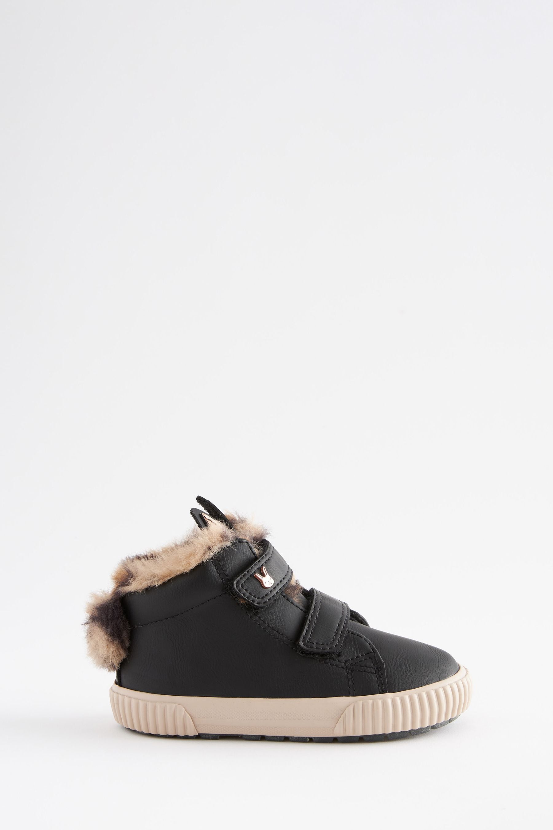 Black Bunny High Top Trainers