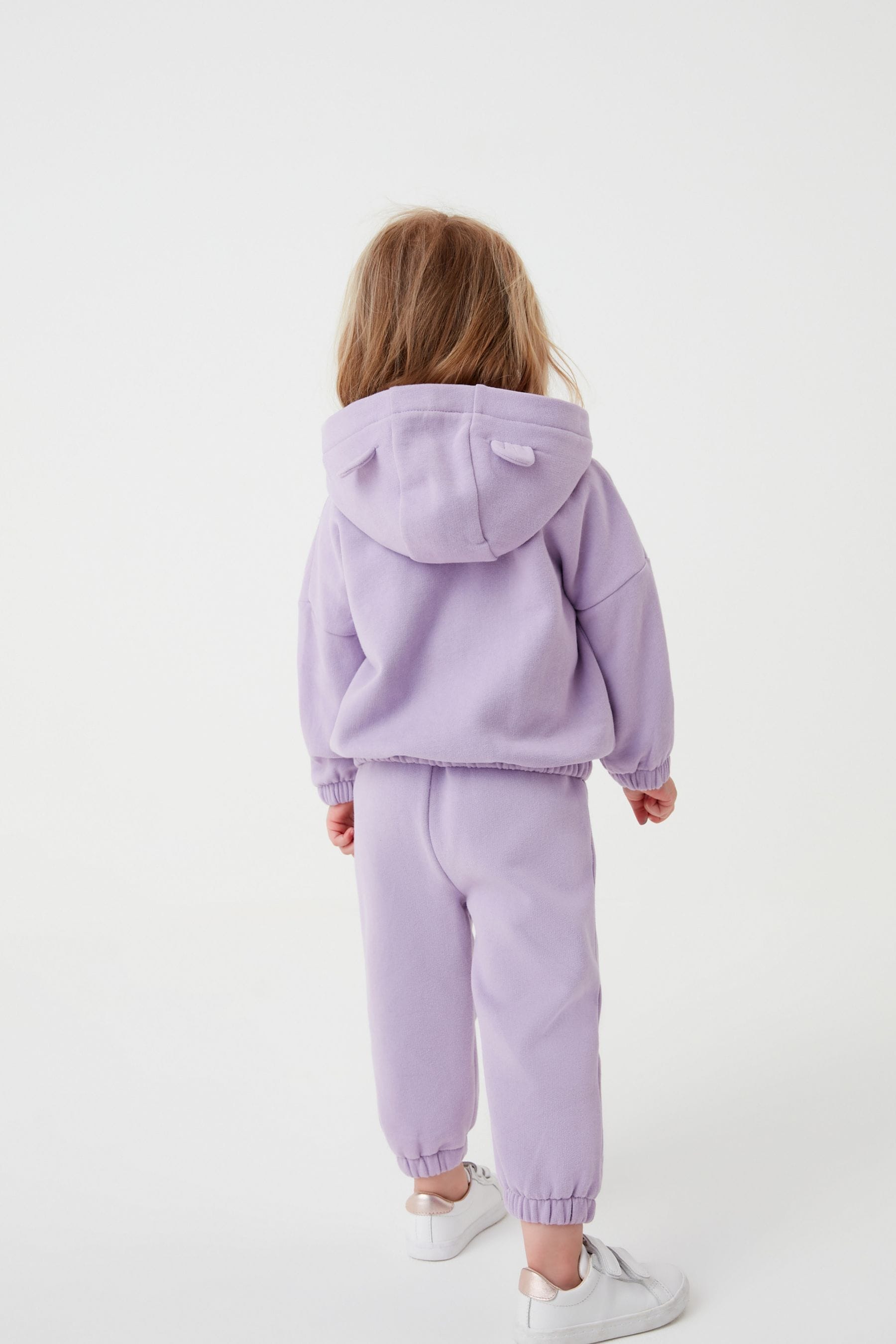 Lilac Purple Zip Through Hoodie (3mths-7yrs)