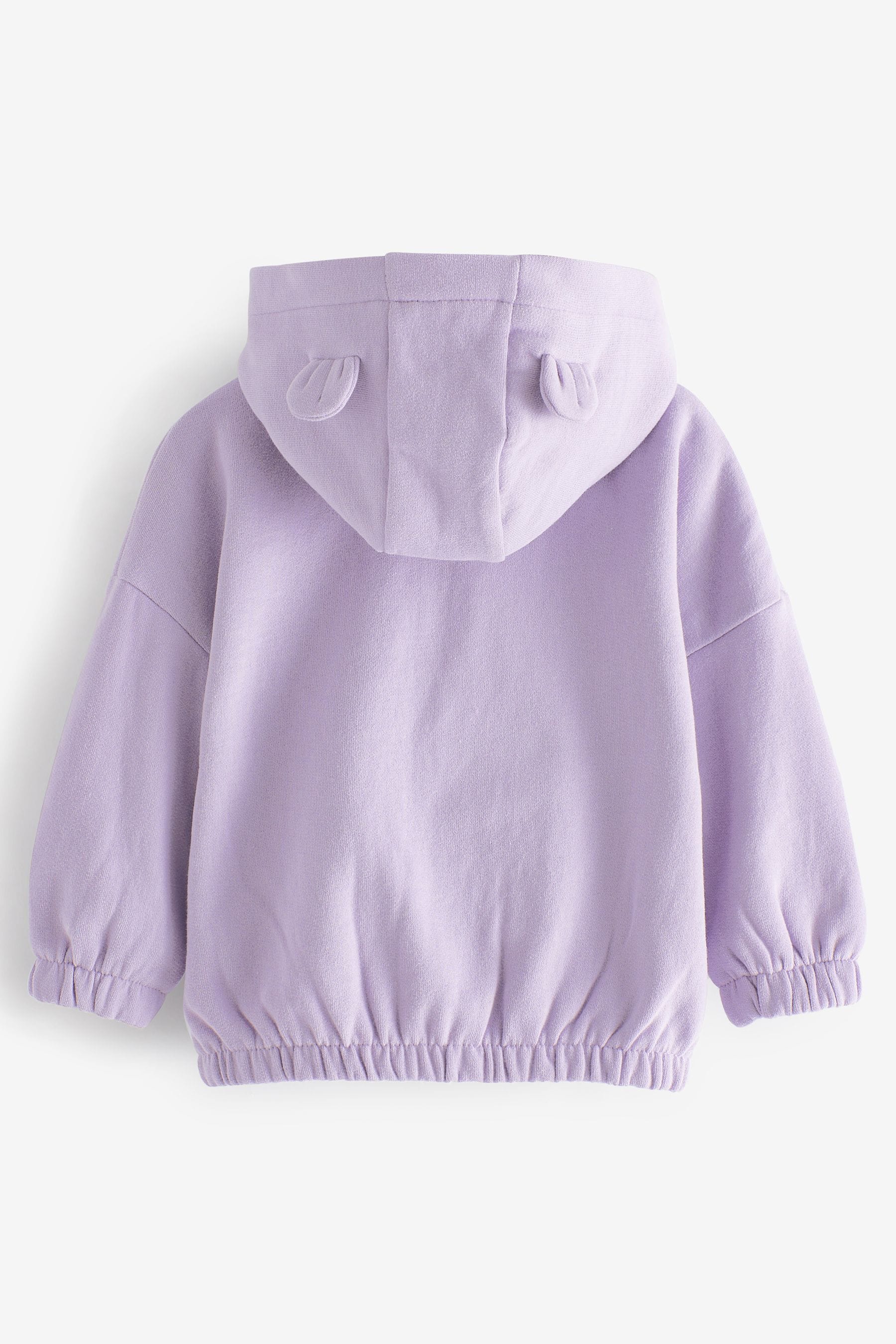 Lilac Purple Zip Through Hoodie (3mths-7yrs)