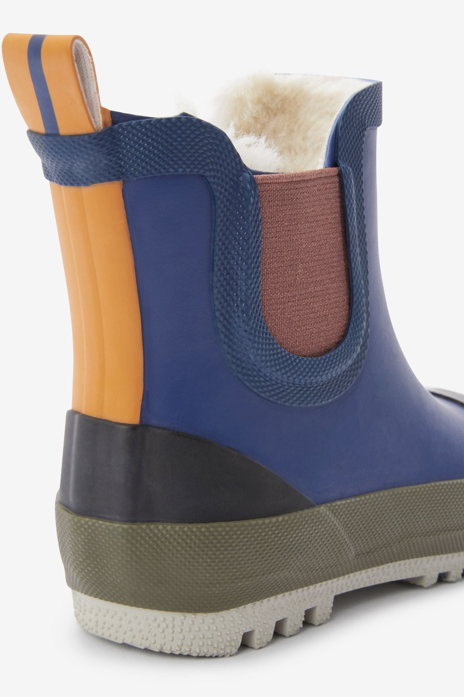 Colourblock Warm Lined Ankle Wellies