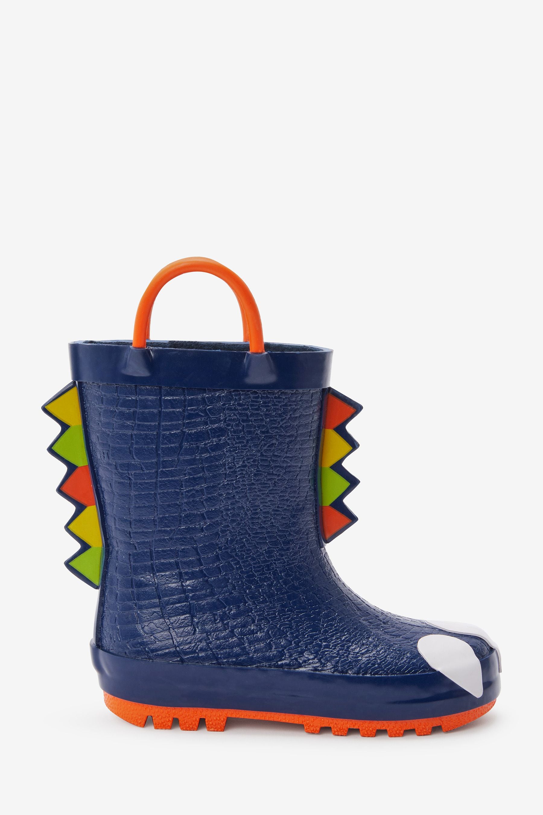 Navy Blue Wellies With Pull-on Handles