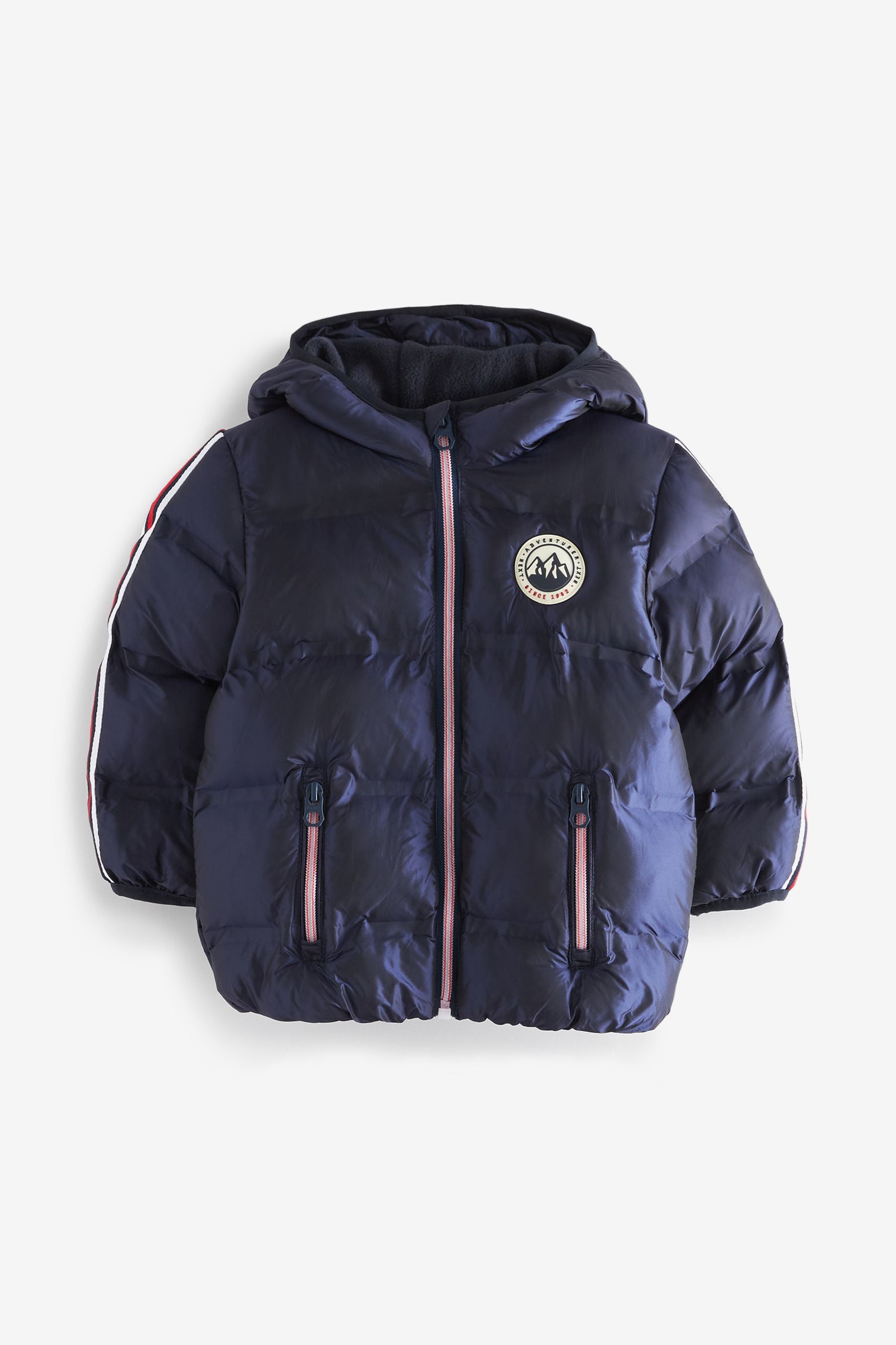 Navy Blue Shiny Padded Coat (3mths-7yrs)