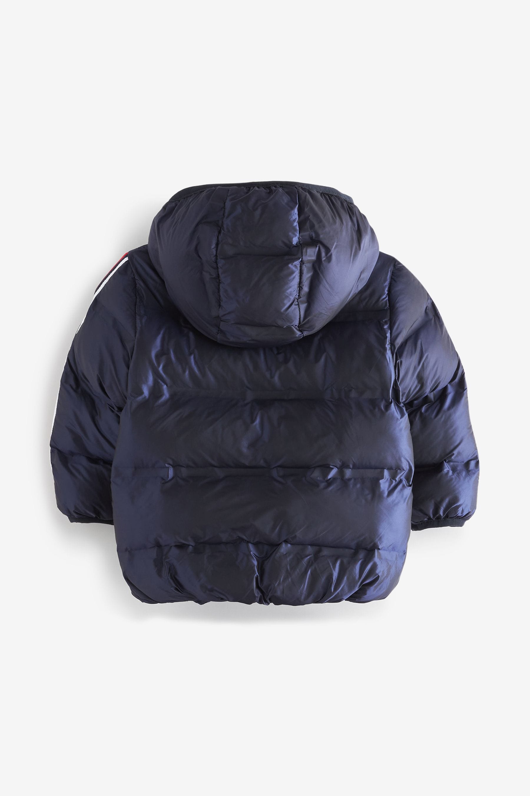 Navy Blue Shiny Padded Coat (3mths-7yrs)