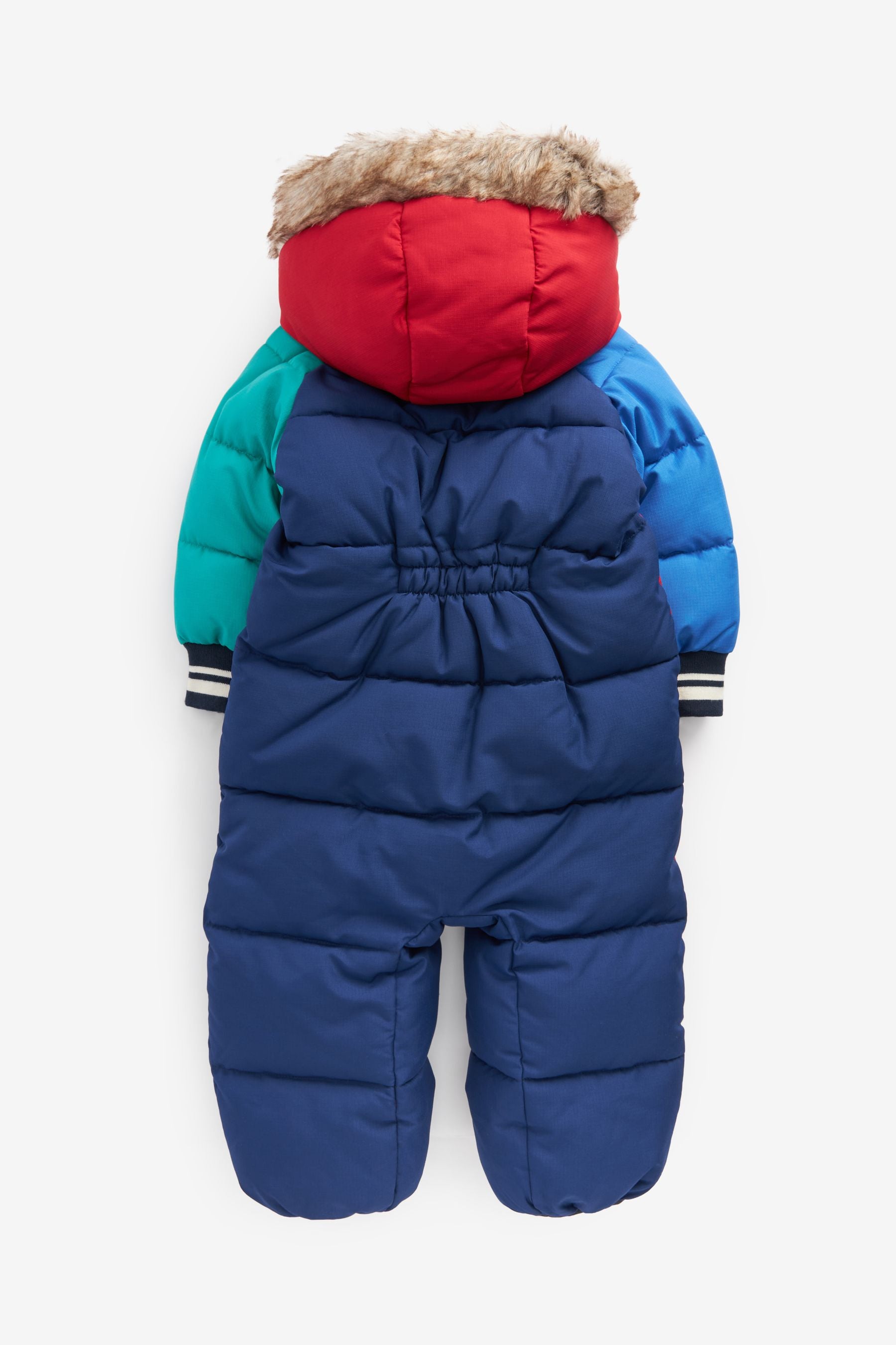 Navy Blue Colourblock Snowsuit (3mths-7yrs)