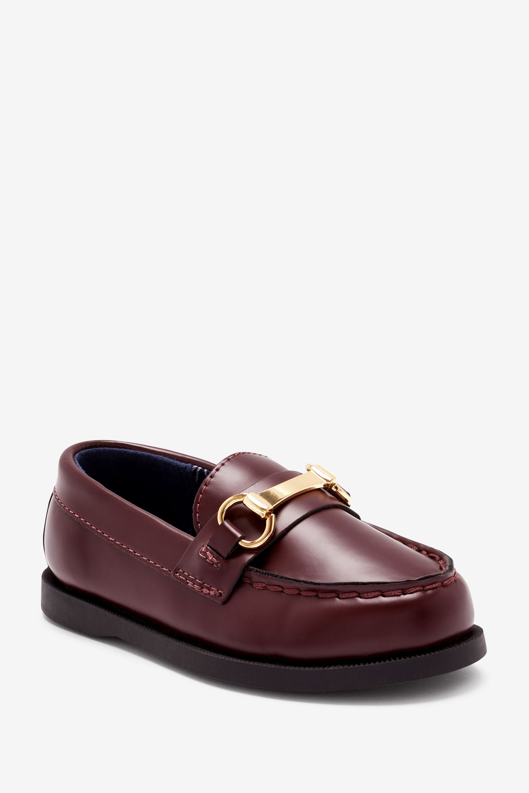 Plum Purple Penny Snaffle Loafers