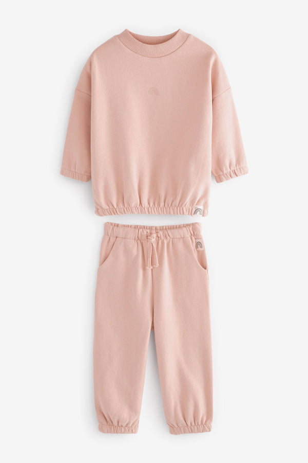 Pale Pink Joggers (3mths-7yrs)