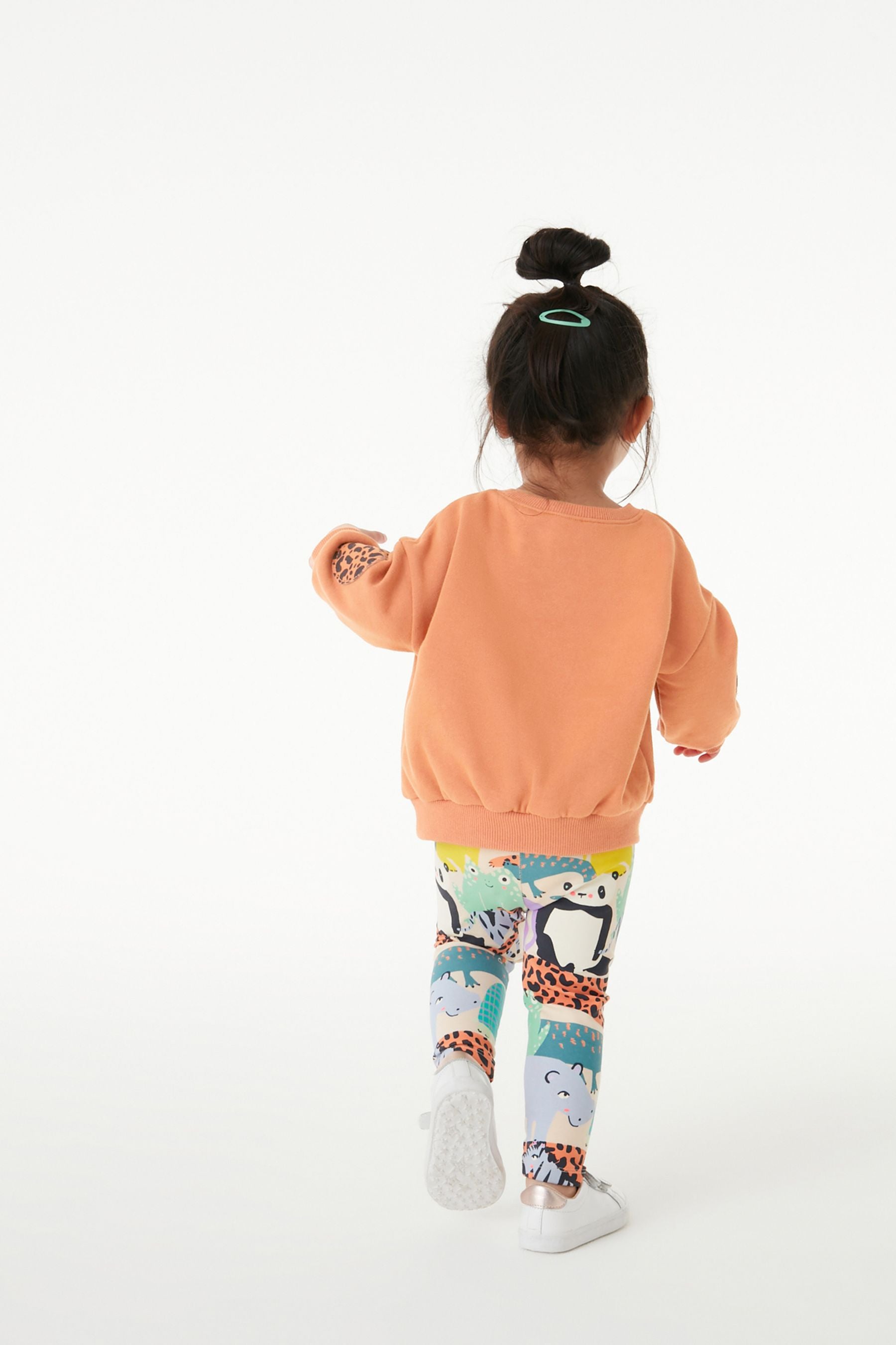 Orange Tiger Character Sweatshirt And Leggings Co-ord Set (3mths-7yrs)