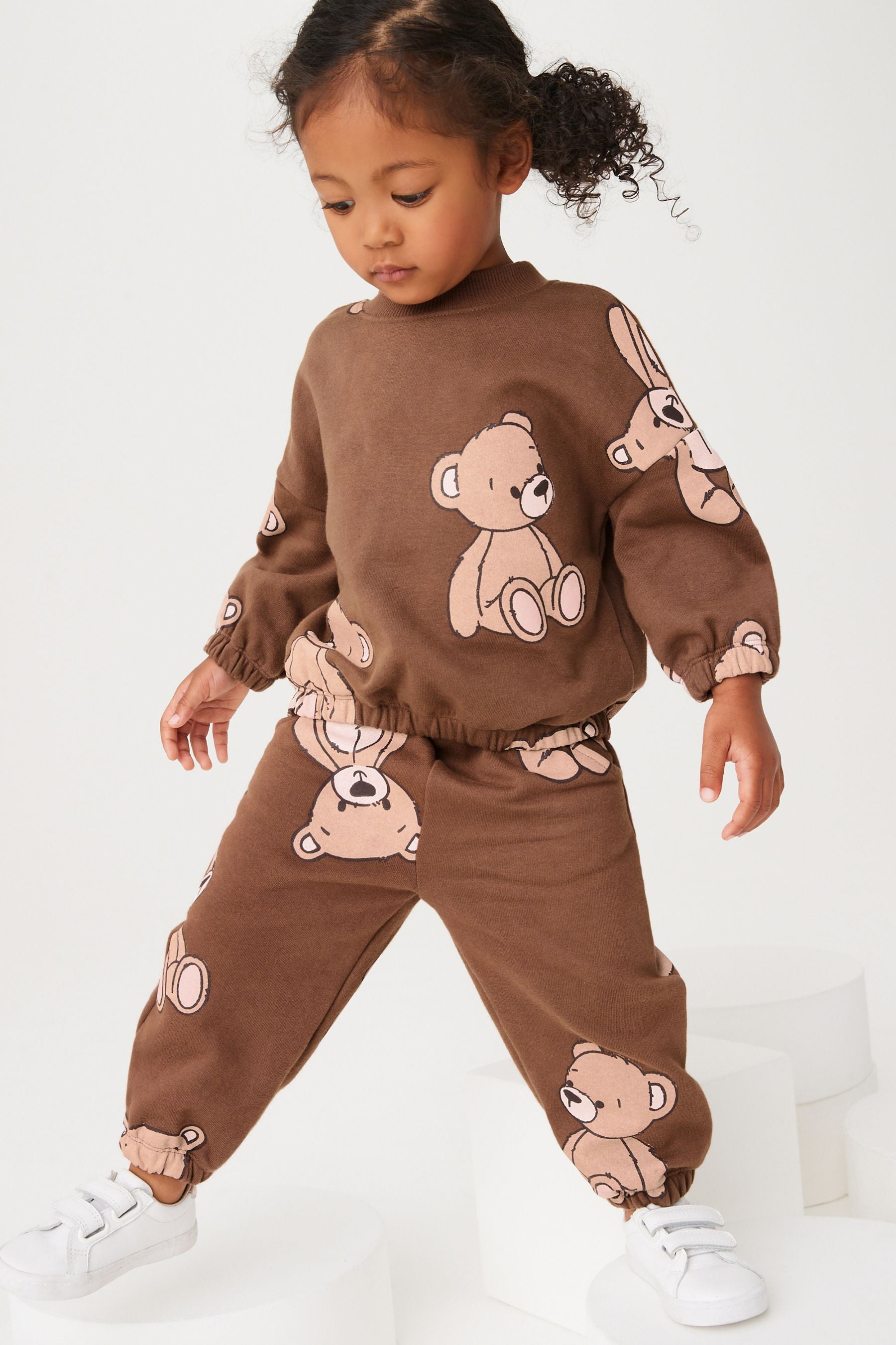 Brown Teddy Bear Soft Touch Jersey (3mths-7yrs)