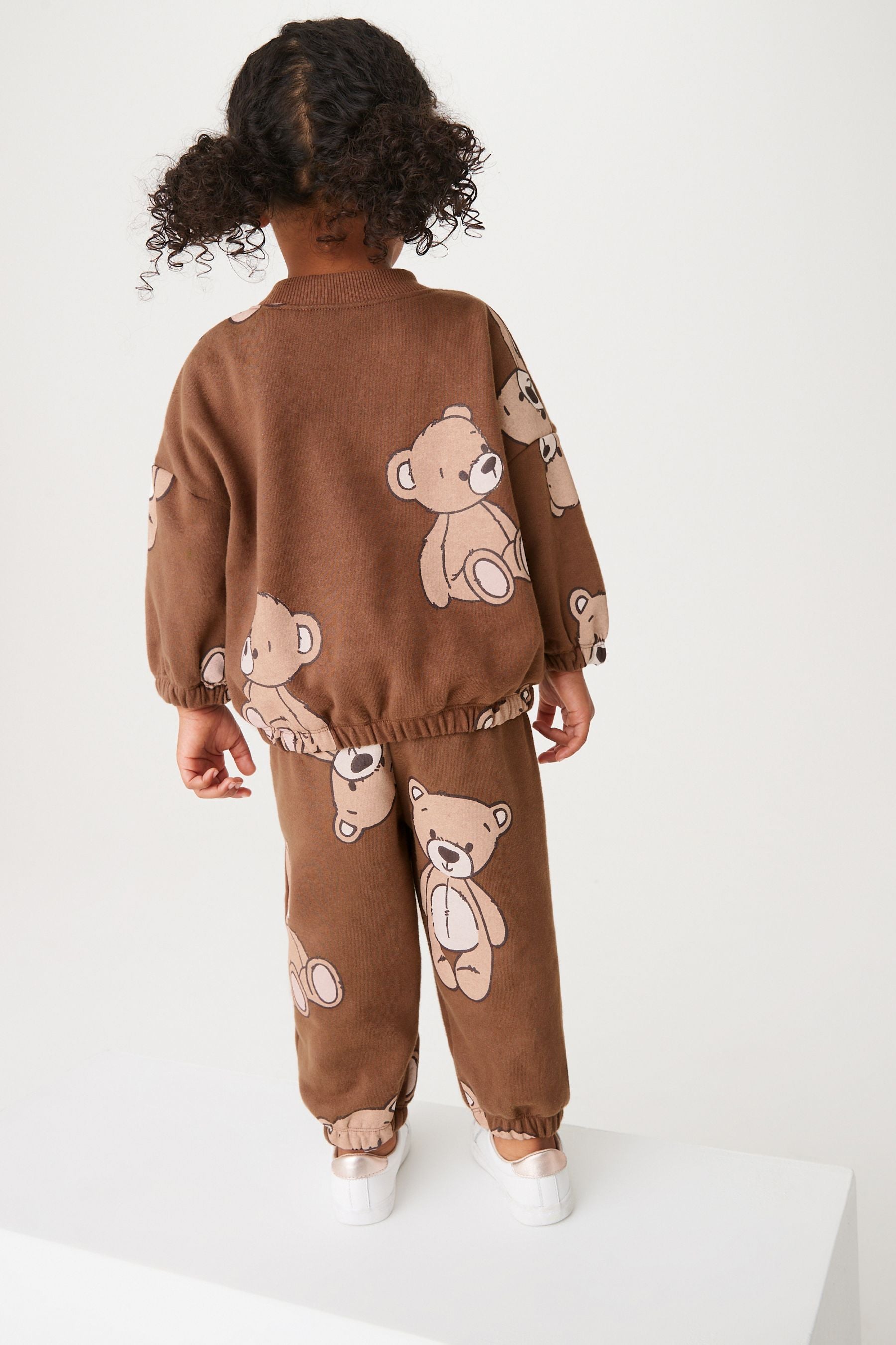 Brown Teddy Bear Soft Touch Jersey (3mths-7yrs)