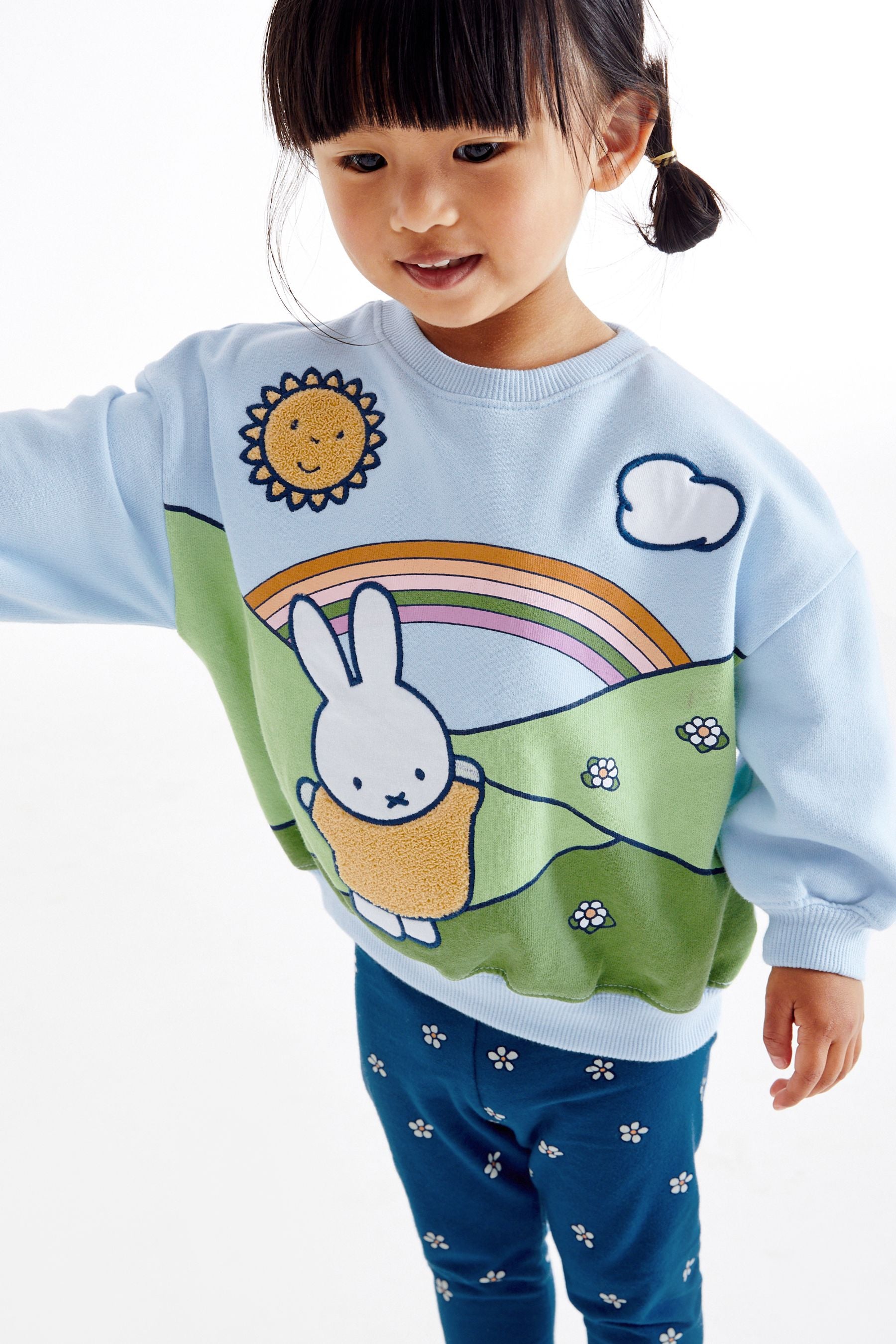 Miffy Scene Multi Character Sweat And Joggers Set (3mths-7yrs)