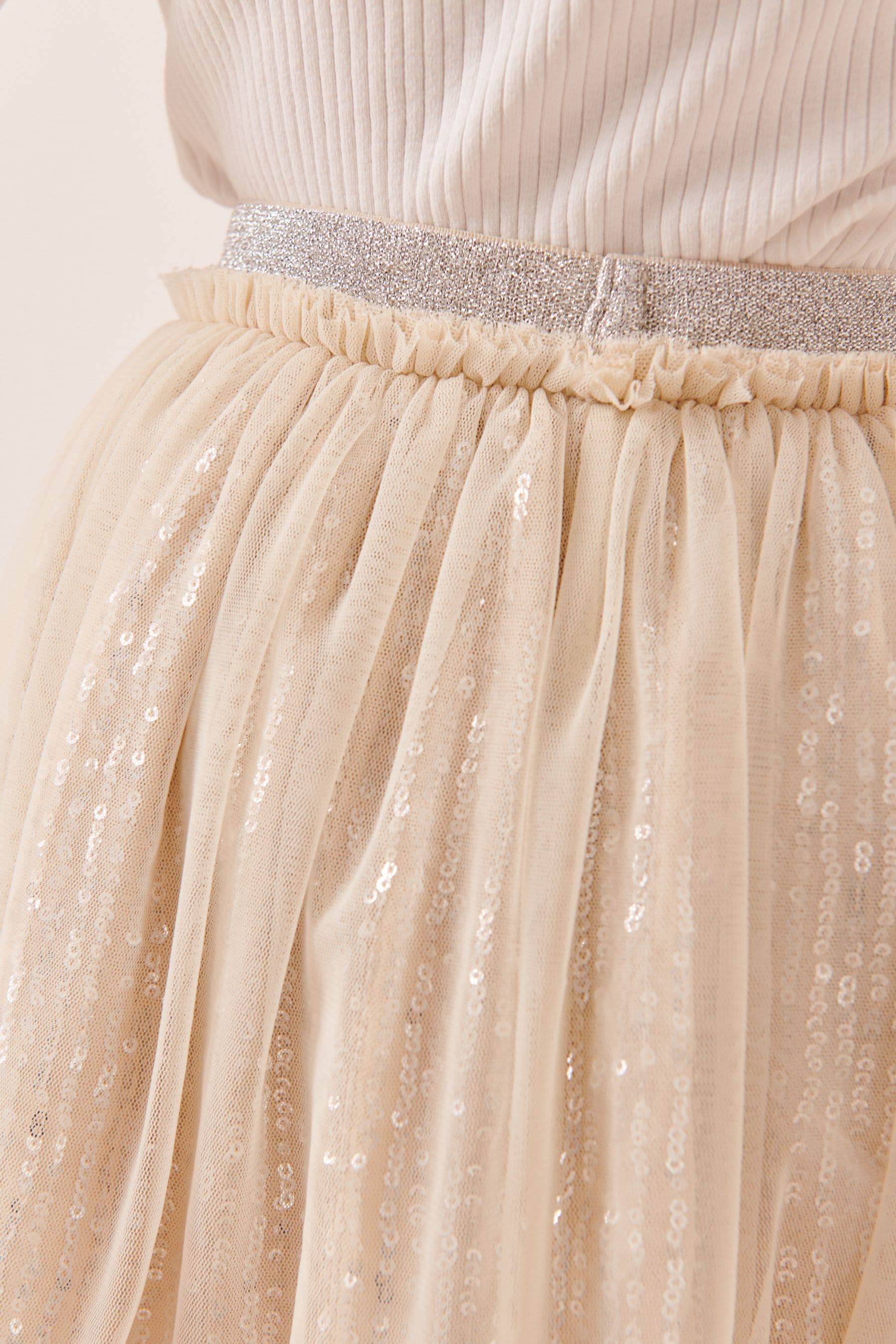 Champagne Gold Sequin Tutu Skirt (3mths-7yrs)