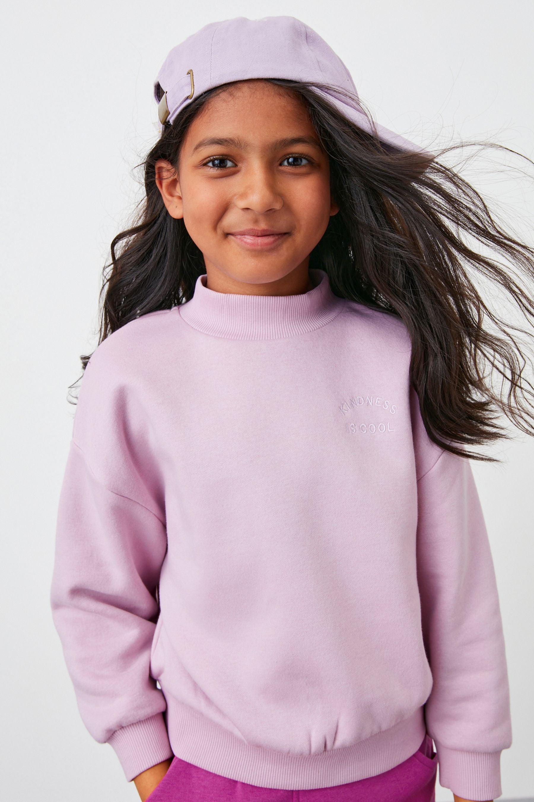 Lilac Pink Sweat Top (3-16yrs)