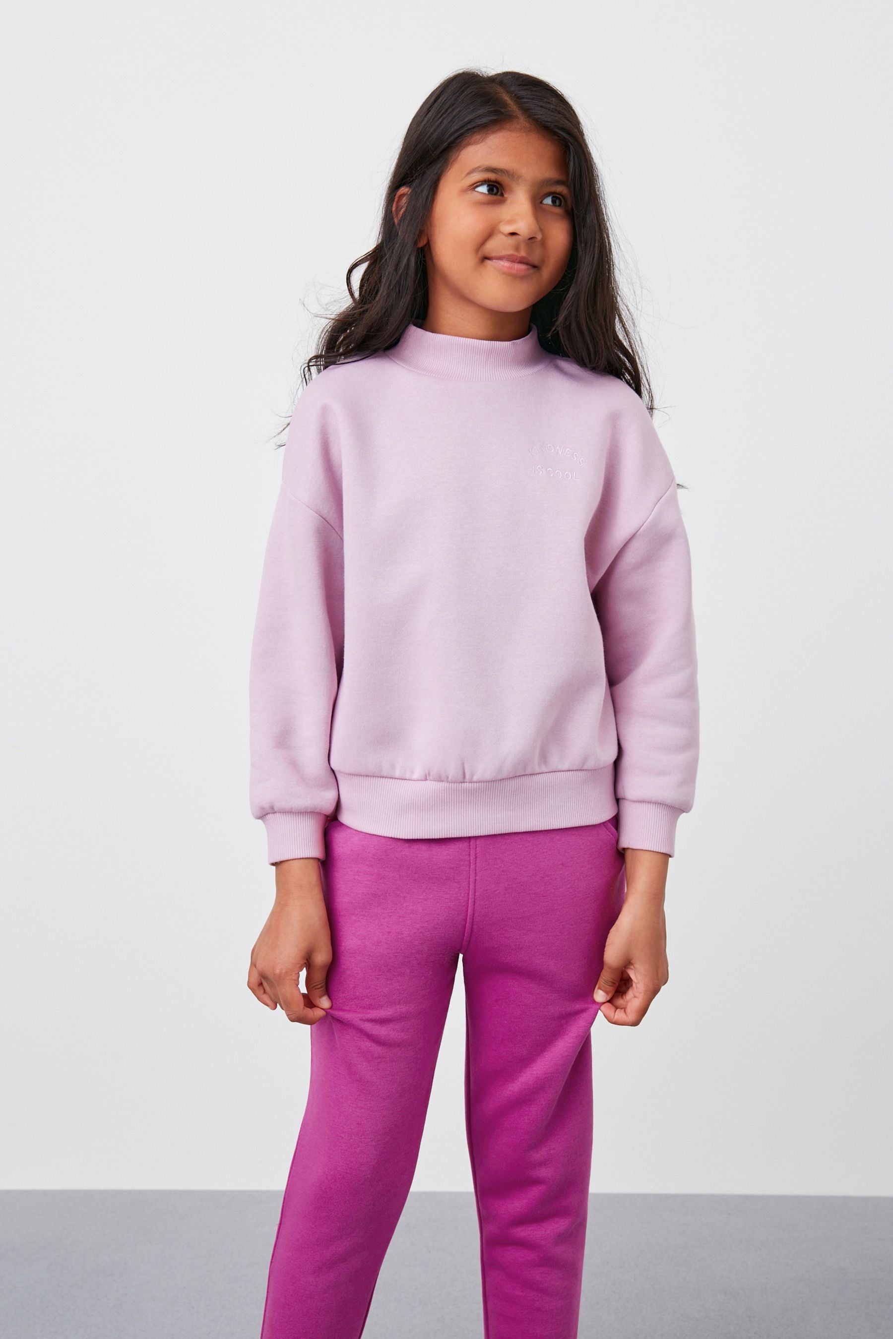 Lilac Pink Sweat Top (3-16yrs)