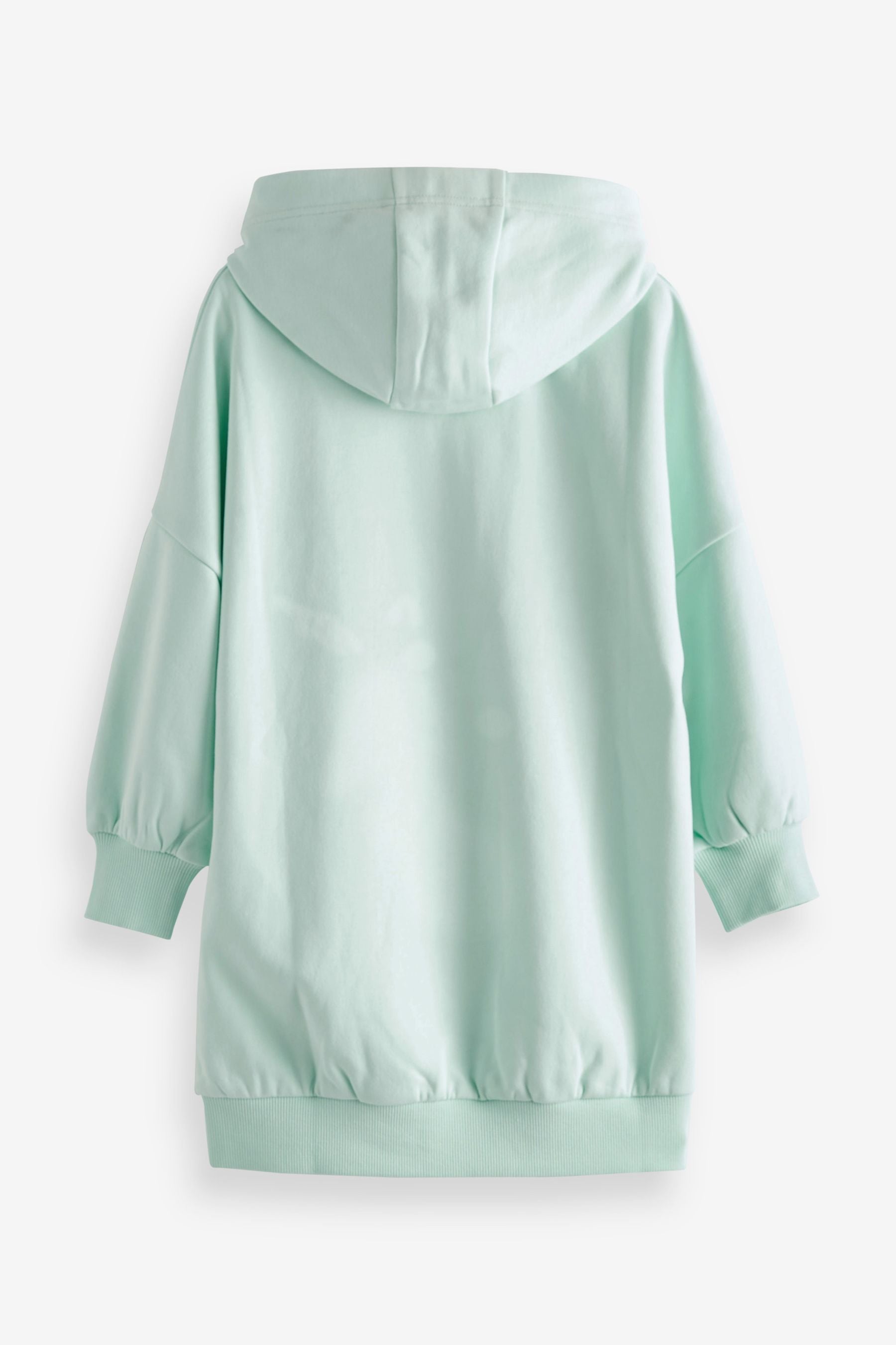 Mint Green Unicorn Hoodie Dress (3-16yrs)