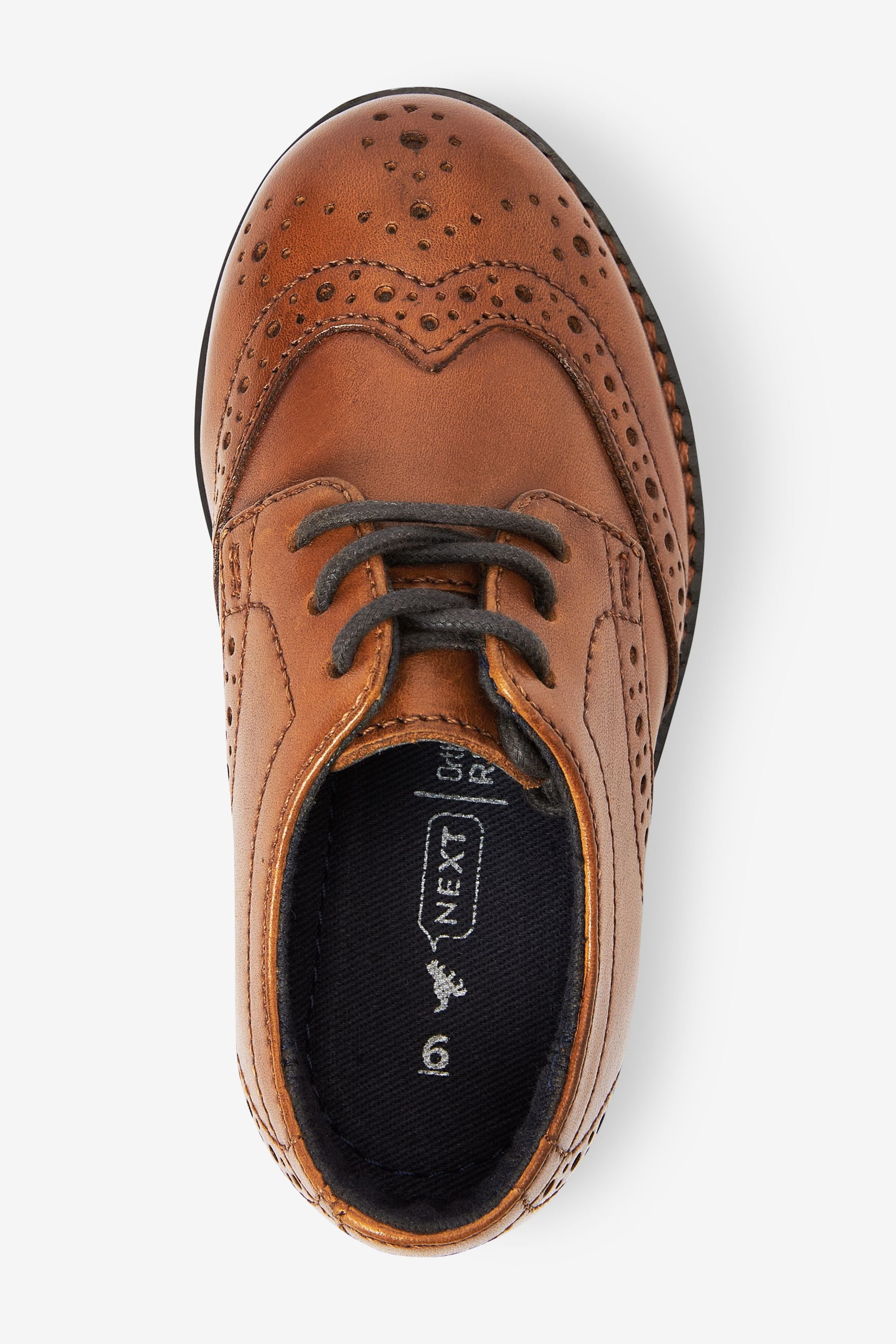 Tan/Brown Smart Leather Brogues Shoes