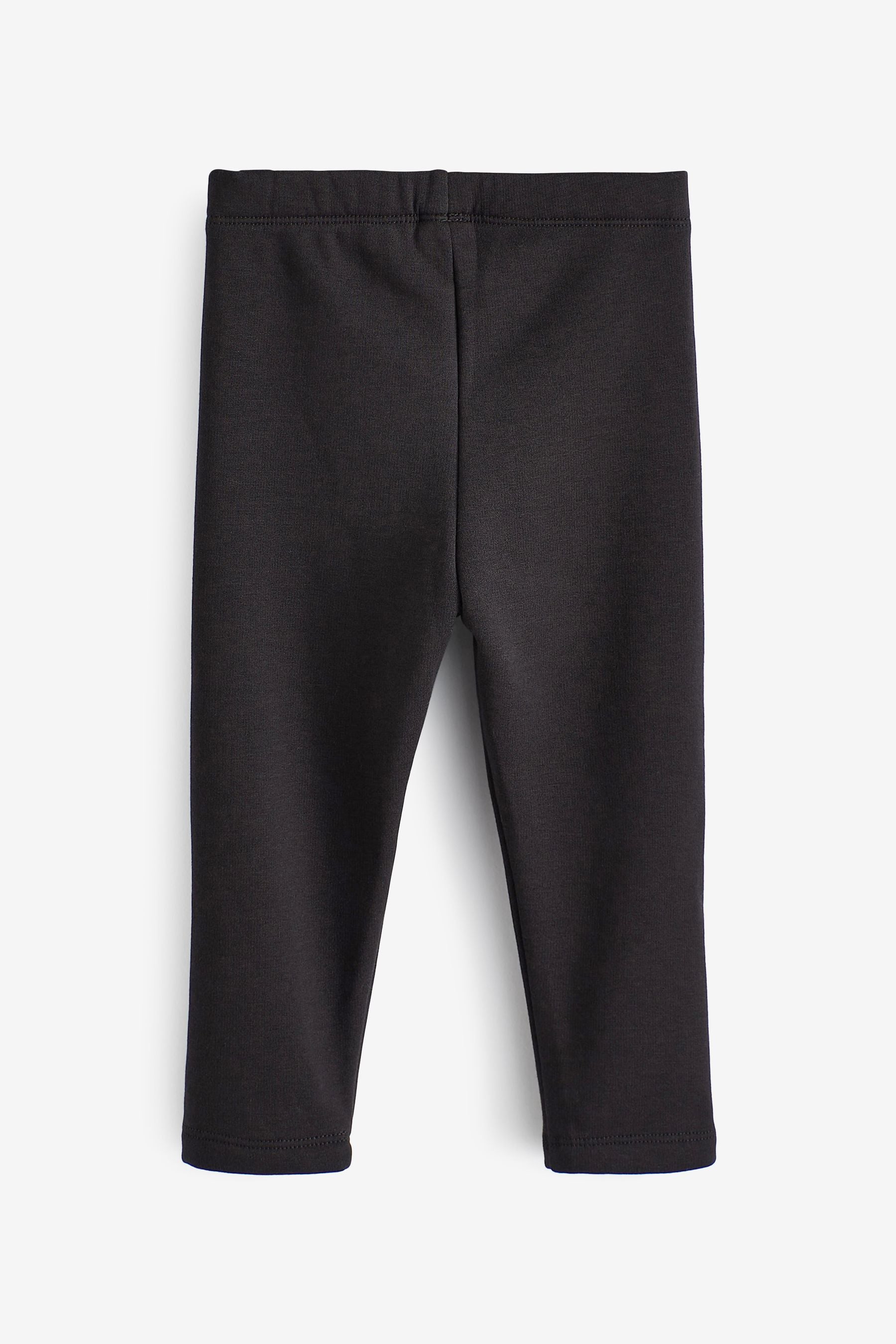 Black Cosy Fleece Lined Leggings (3mths-7yrs)