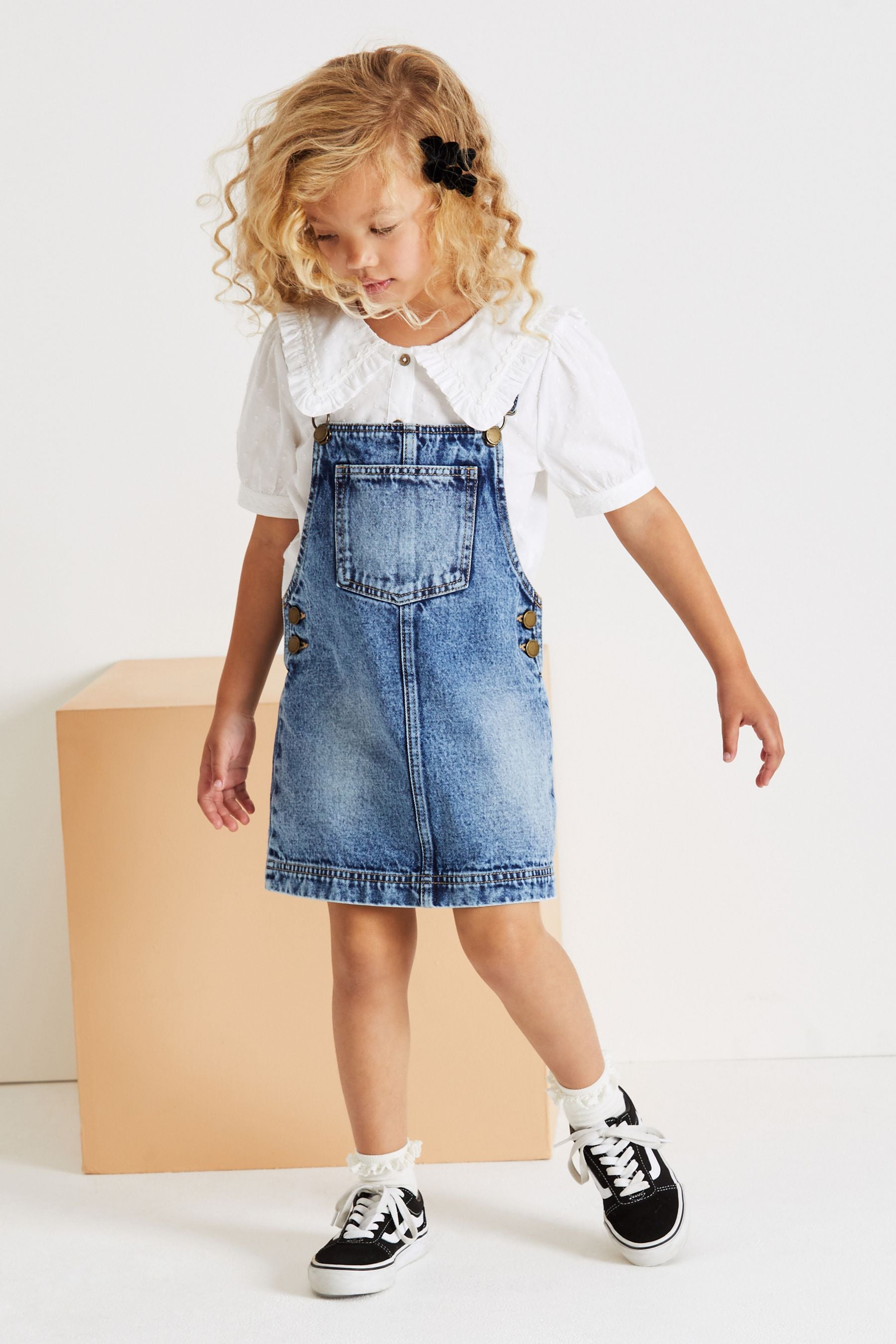 Blue Denim Pinafore (3-16yrs)